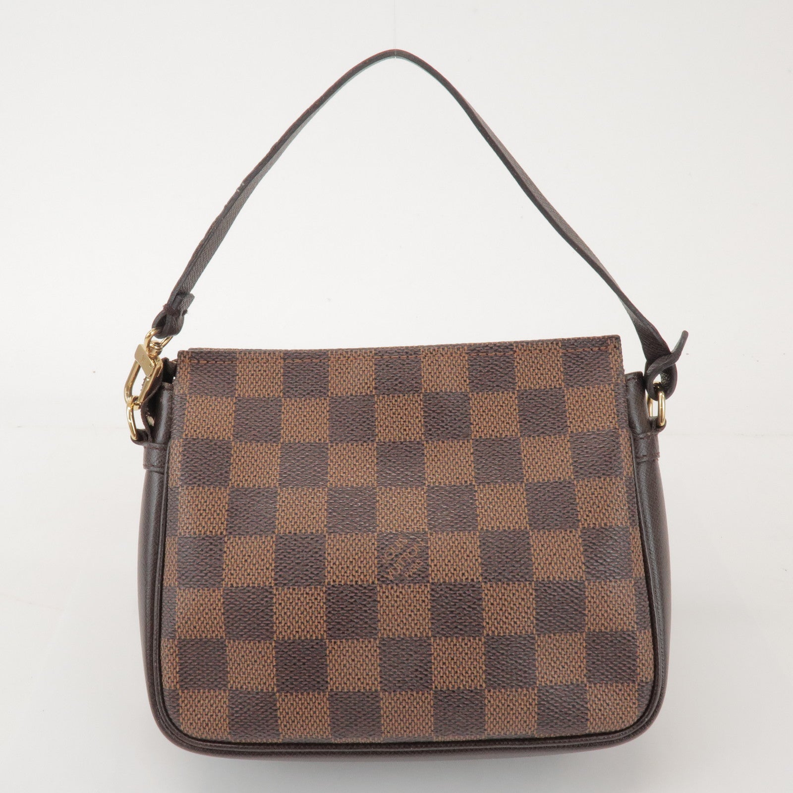 Louis Vuitton Damier Trousse Makeup Accessory Pouch Brown N51982