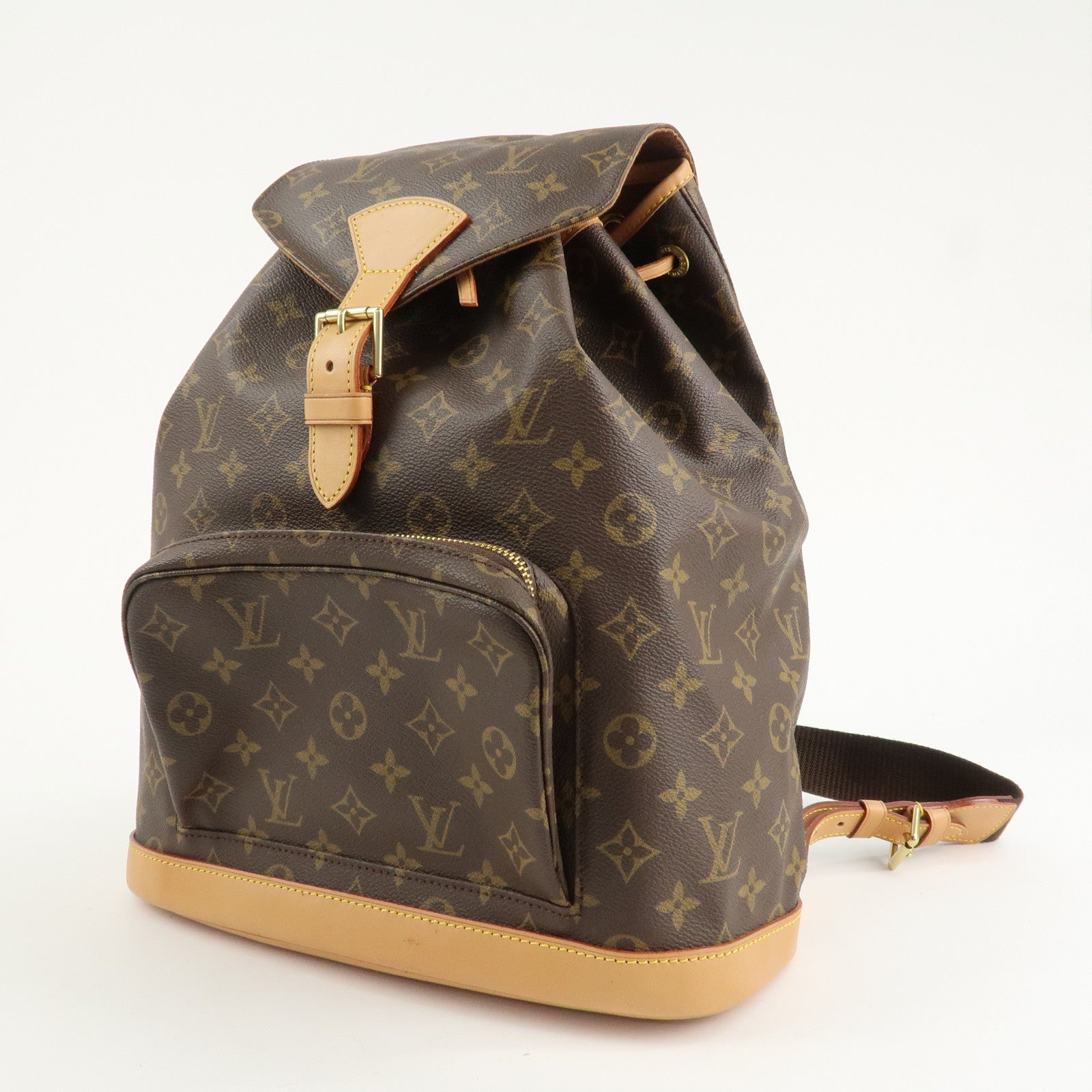 Louis Vuitton Monogram Montsouris GM Backpack Brown M51135 Used