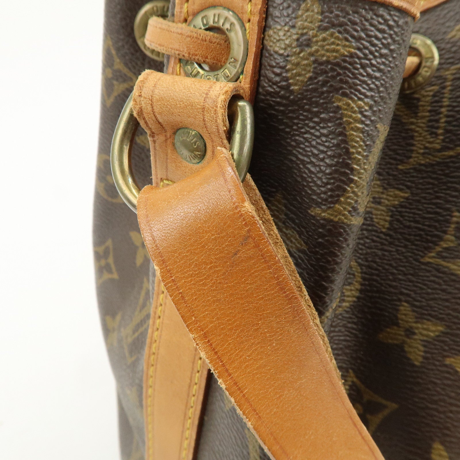 Louis Vuitton Monogram Canvas Petit Noe Shoulder Bag Brown M42226
