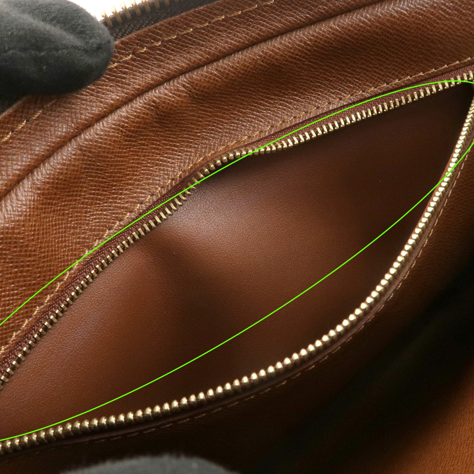 Louis Vuitton Monogram Marly Dragonne GM Clutch Bag Brown M51825