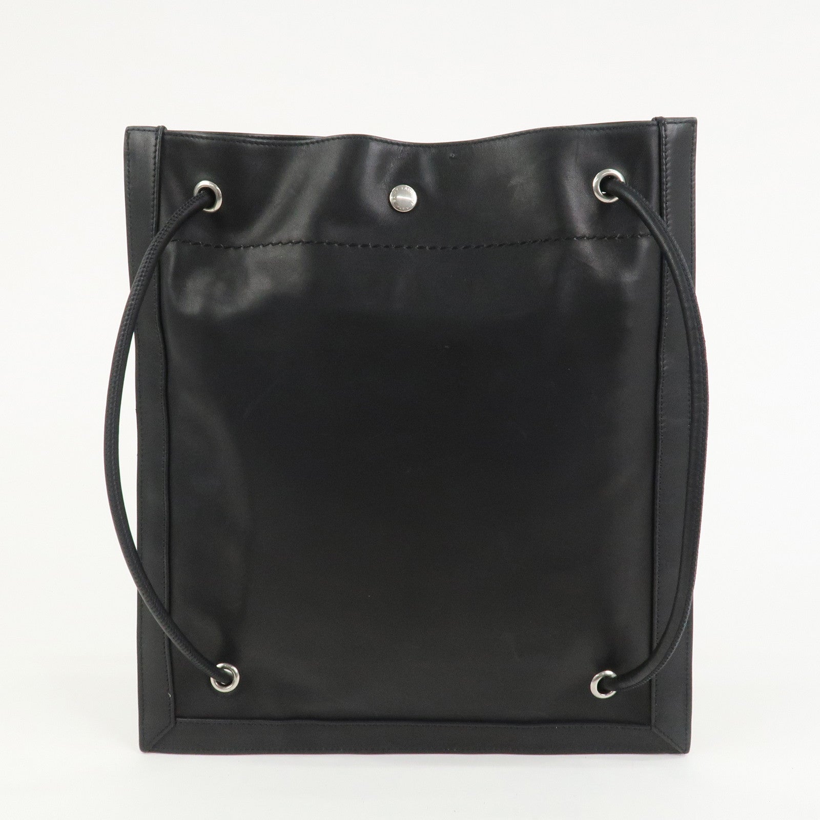 SAINT LAURENT PARIS Leather Backpack Black 710272