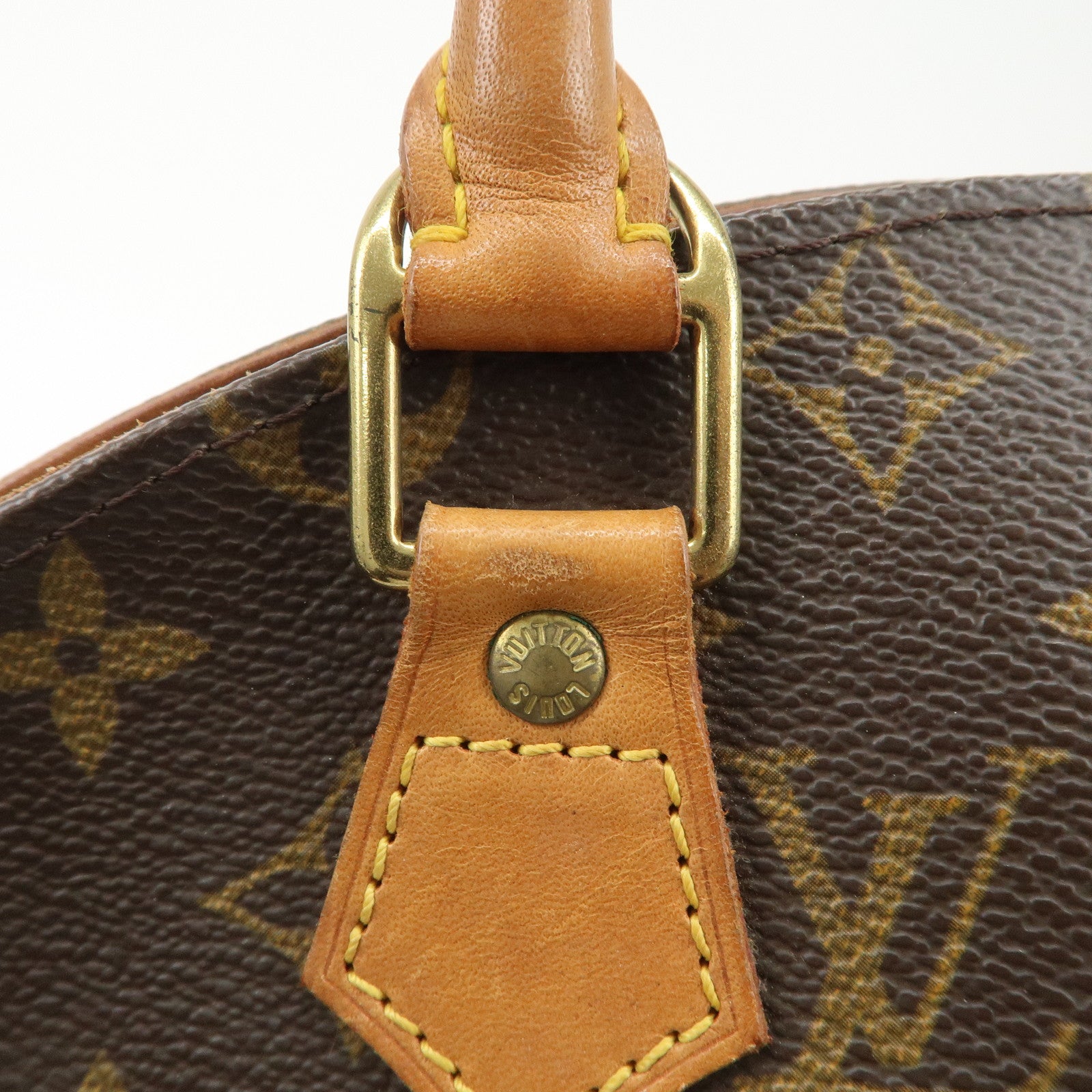 Louis Vuitton Monogram Ellipse MM Hand Bag Brown M51126