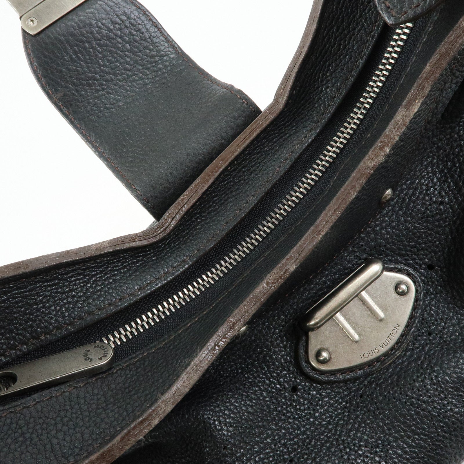 Louis Vuitton Monogram Mahina Solar PM Shoulder Bag Noir M93127