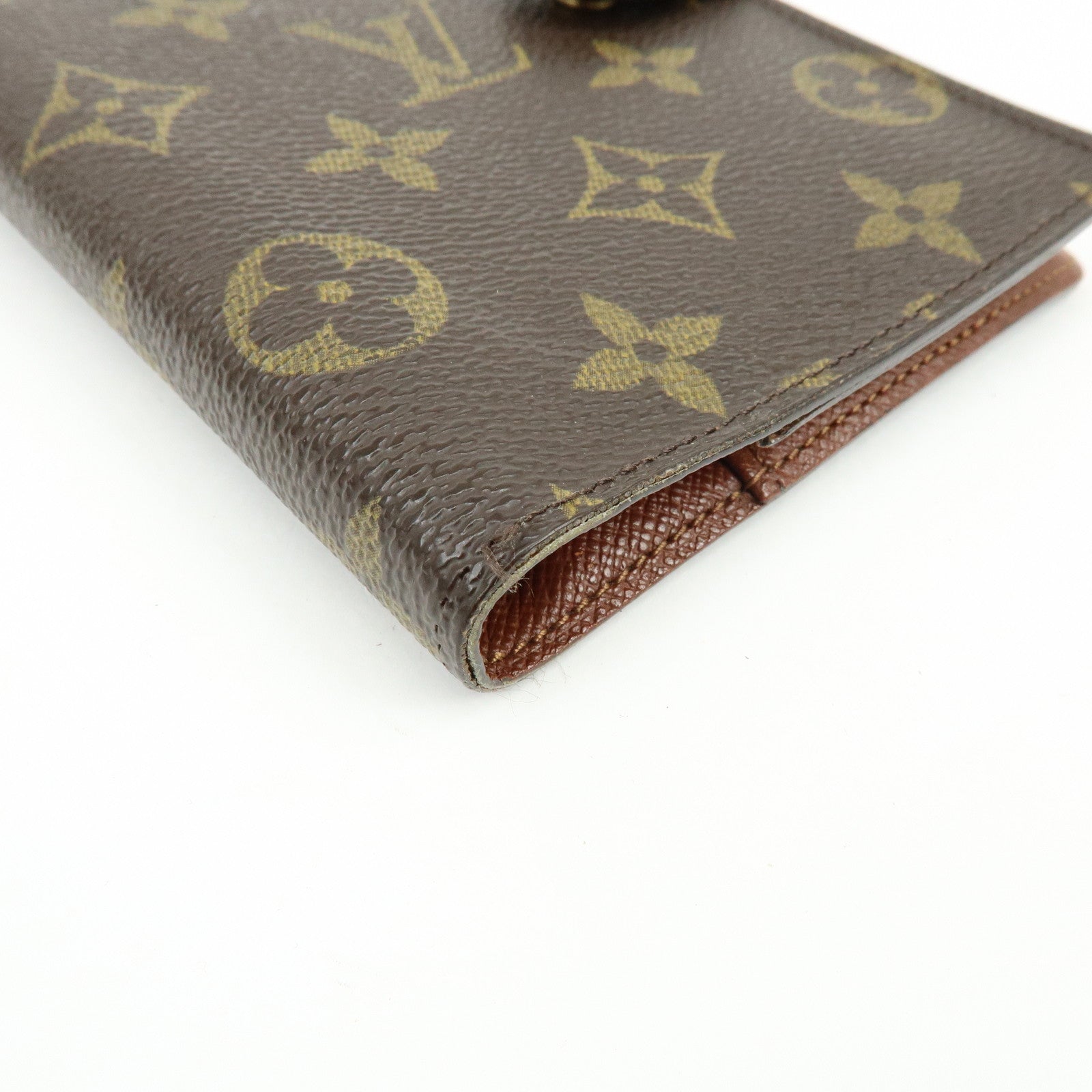Louis Vuitton Monogram Agenda PM Planner Cover Brown R20005