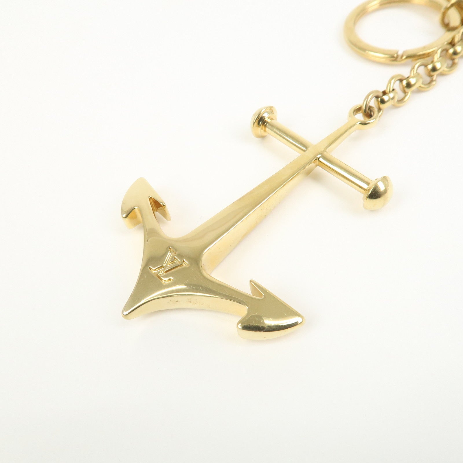Louis Vuitton Porte Cles Marina Metal Bag Charm White M66141