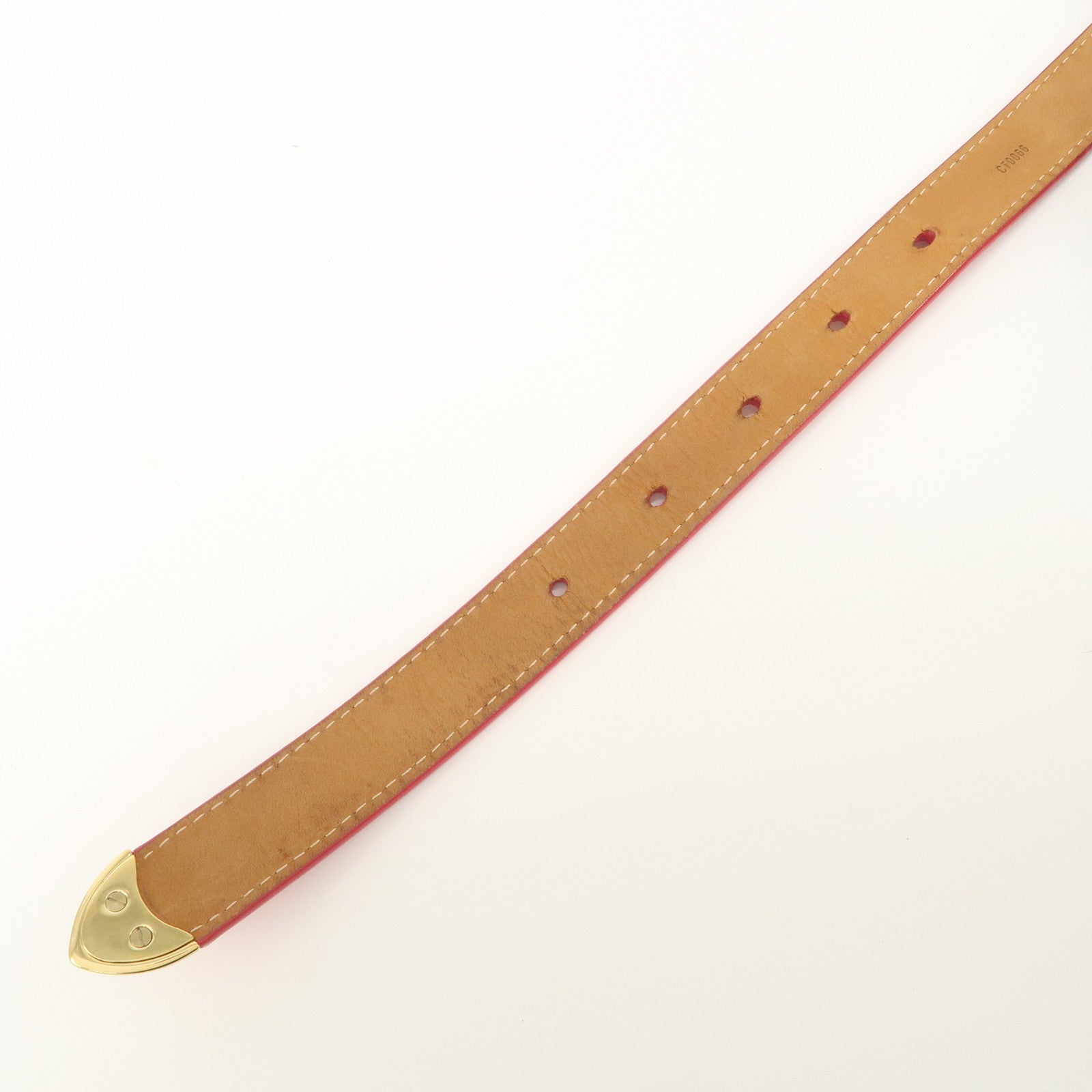 Louis Vuitton Monogram Vernis Leather Ceinture Belt 80/32 Framboise M9798