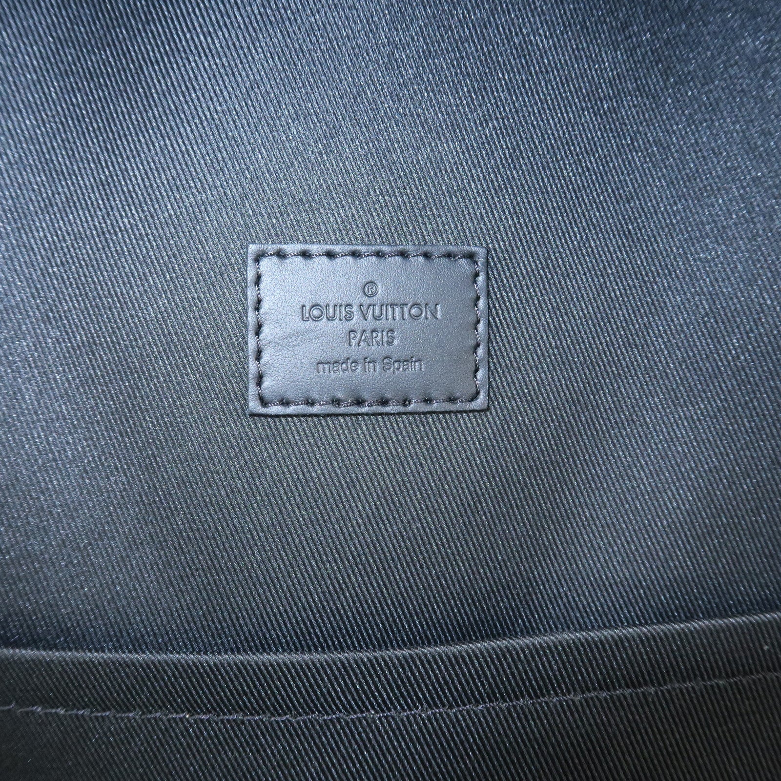 Louis Vuitton Aerogram Leather Takeoff Backpack Noir M57079