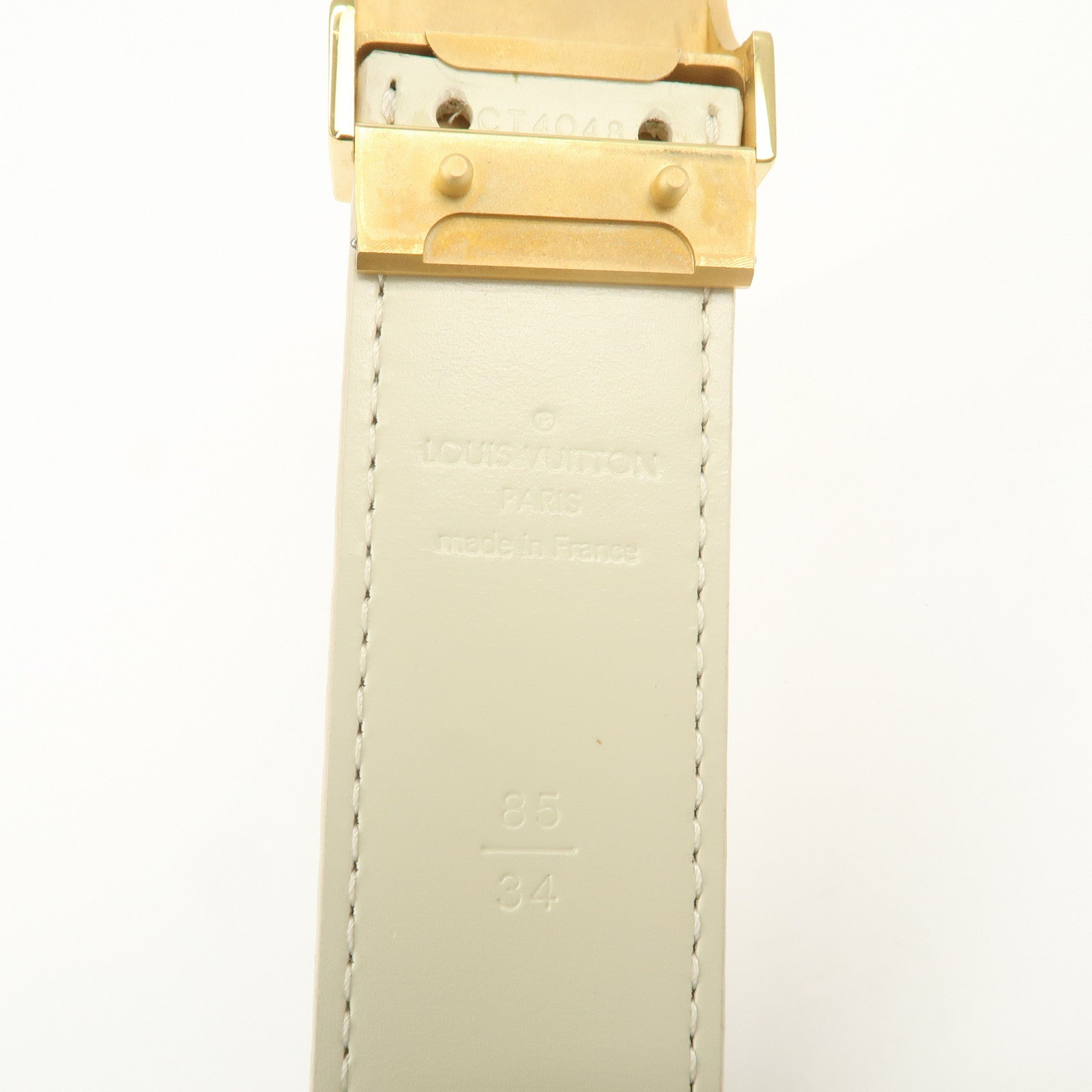 Louis Vuitton Damier Azur Ceinture Canvas Belt 85/34 M9678