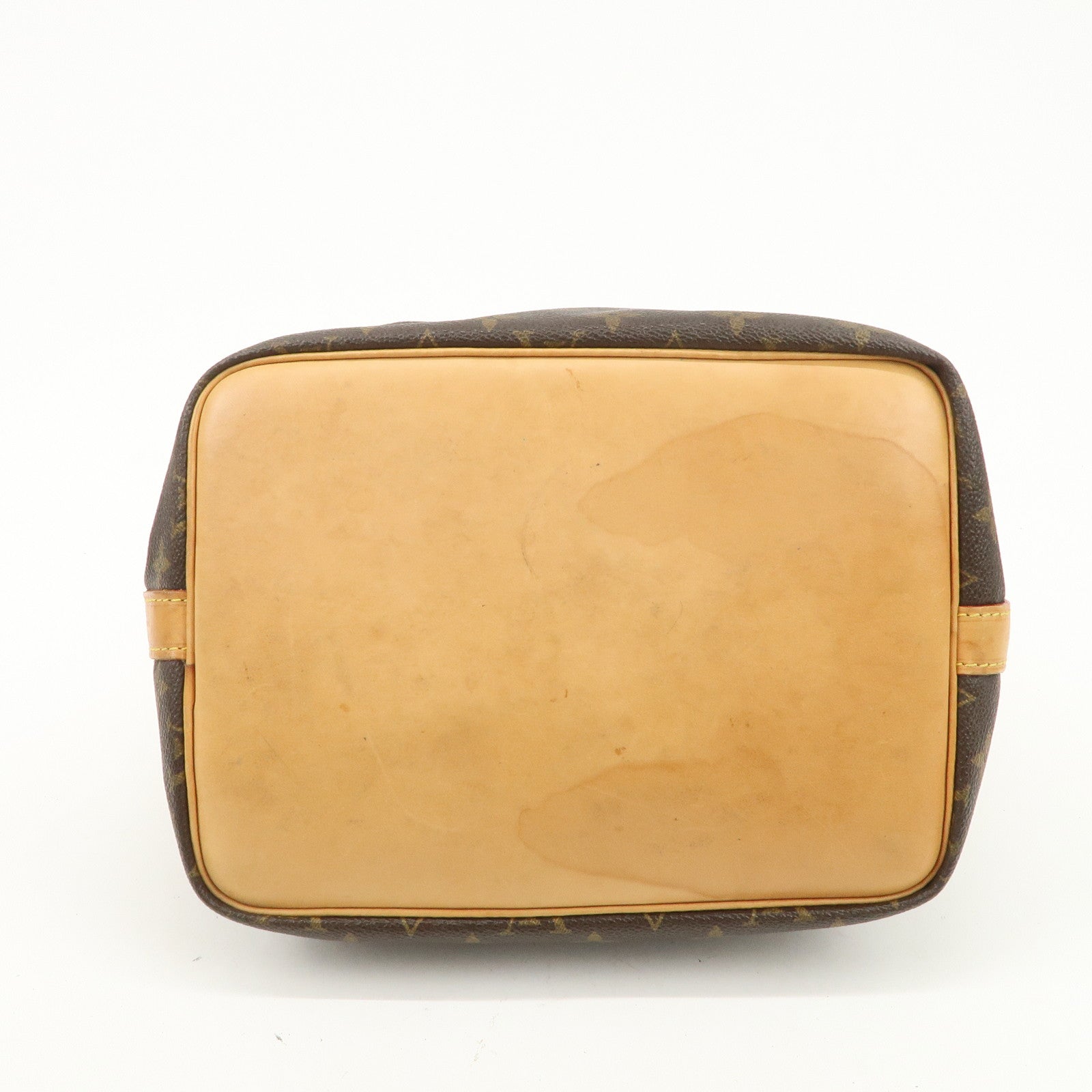 Louis Vuitton Monogram Canvas Petit Noe Shoulder Bag Brown M42226