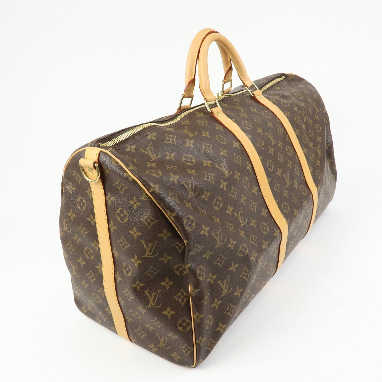 Louis Vuitton Monogram Keep All Bandouliere 60 Boston Bag M41412