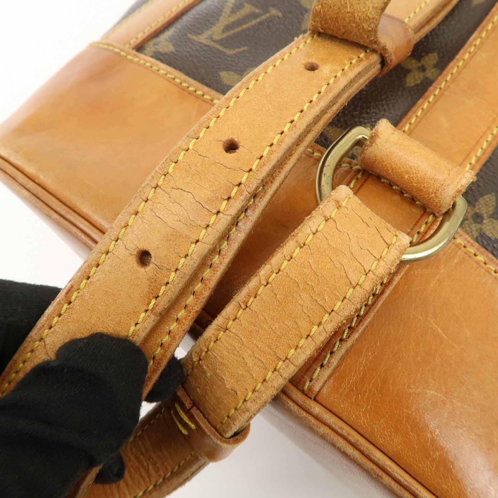 Louis Vuitton Monogram Randonnee PM Shoulder Bag Brown M42243