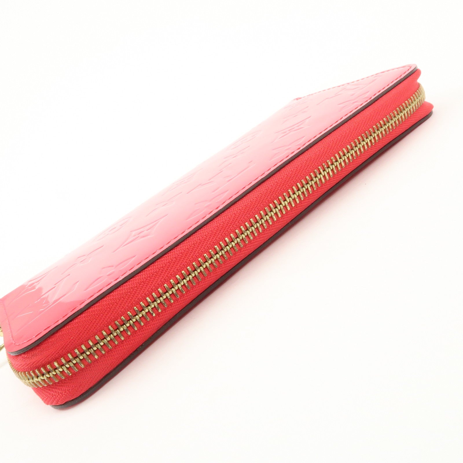 Louis Vuitton Monogram Vernis Round Zippy Wallet Hot Pink M93058 Used
