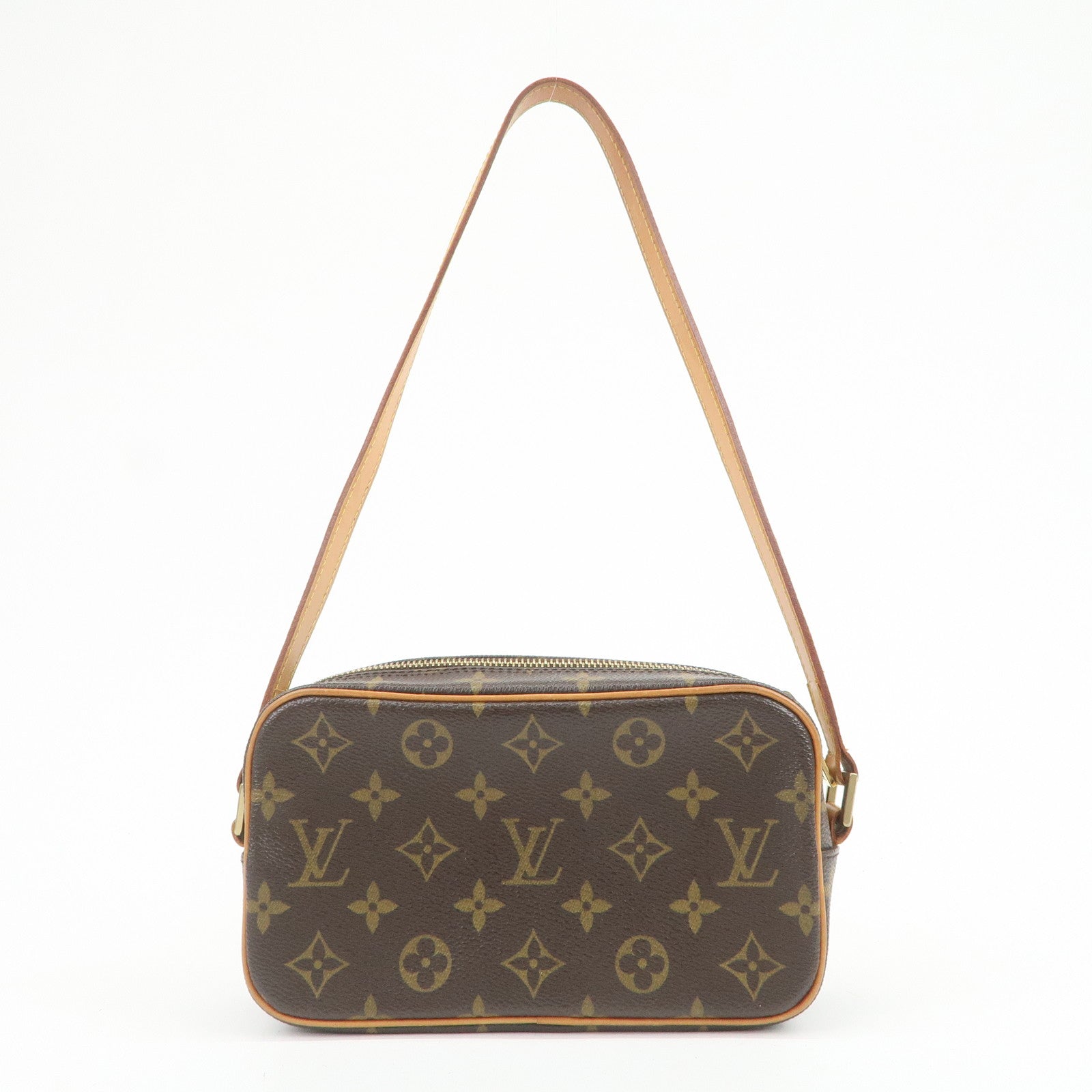 Louis Vuitton Monogram Pochette Cite Shoulder Bag Brown M51183