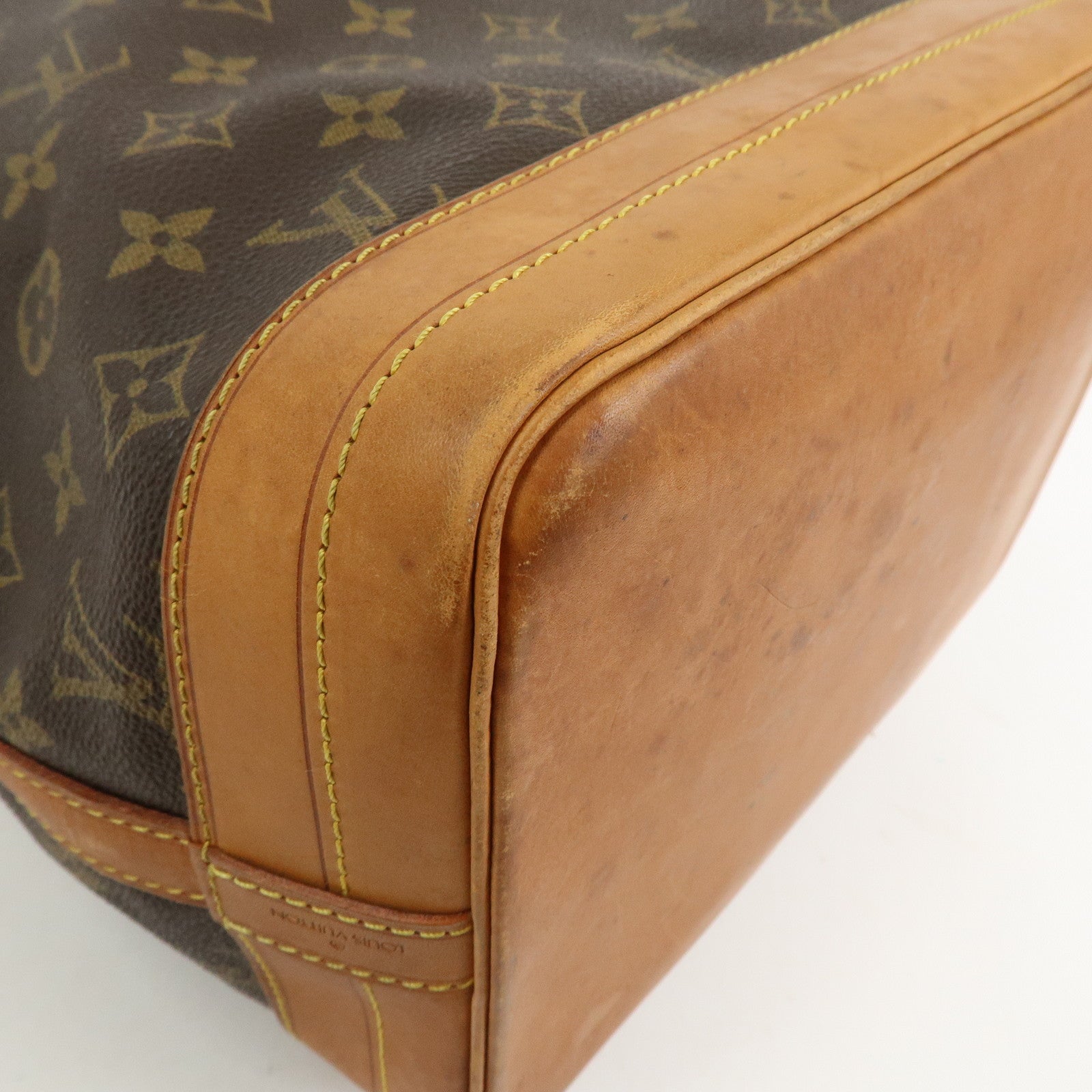 Louis Vuitton Monogram Noe Shoulder Bag Hand Bag Brown M42224