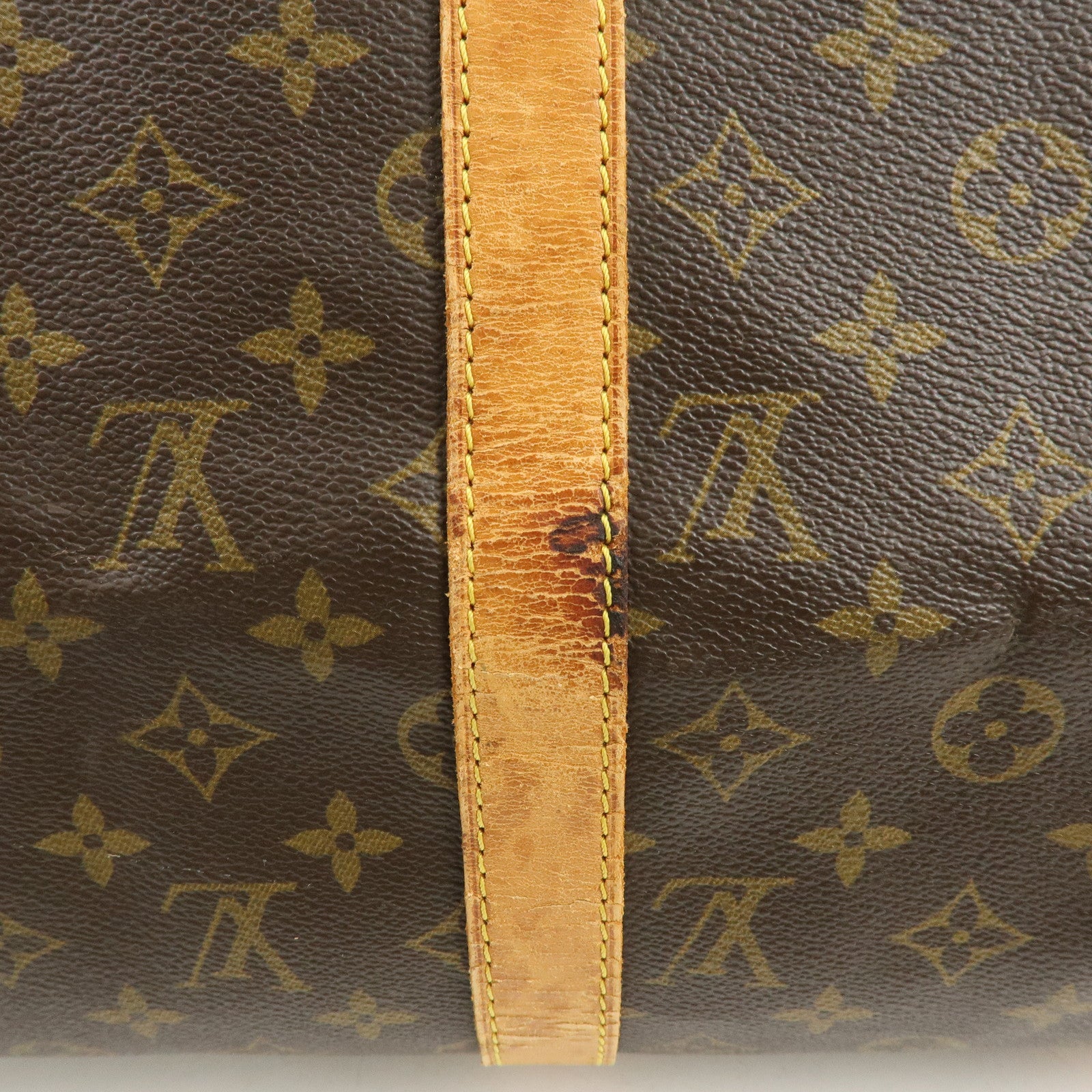 Louis Vuitton Monogram Keep All Bandouliere 50 Boston Bag M41416