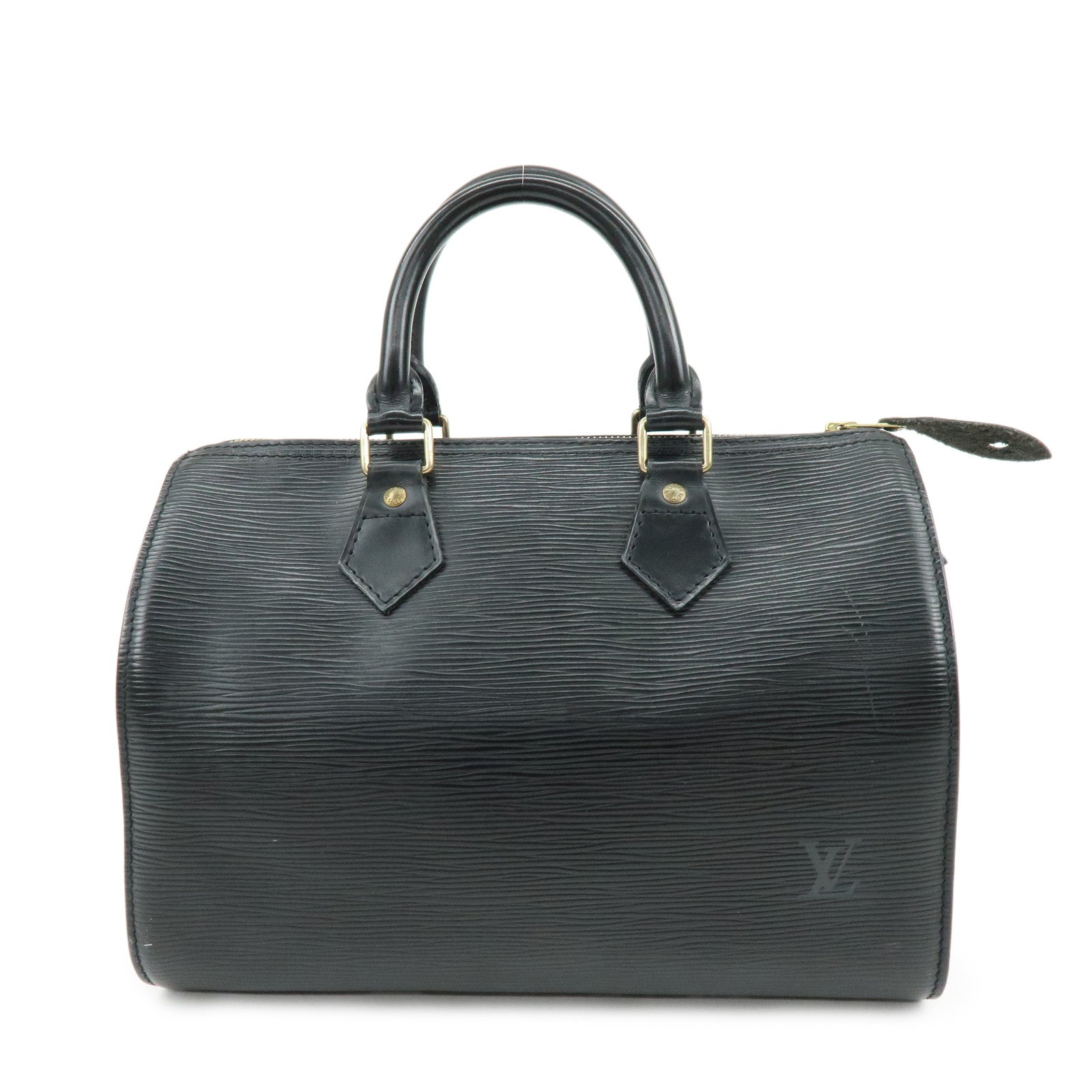 Louis Vuitton Epi Speedy 25 Hand Bag Boston Bag Noir M59032