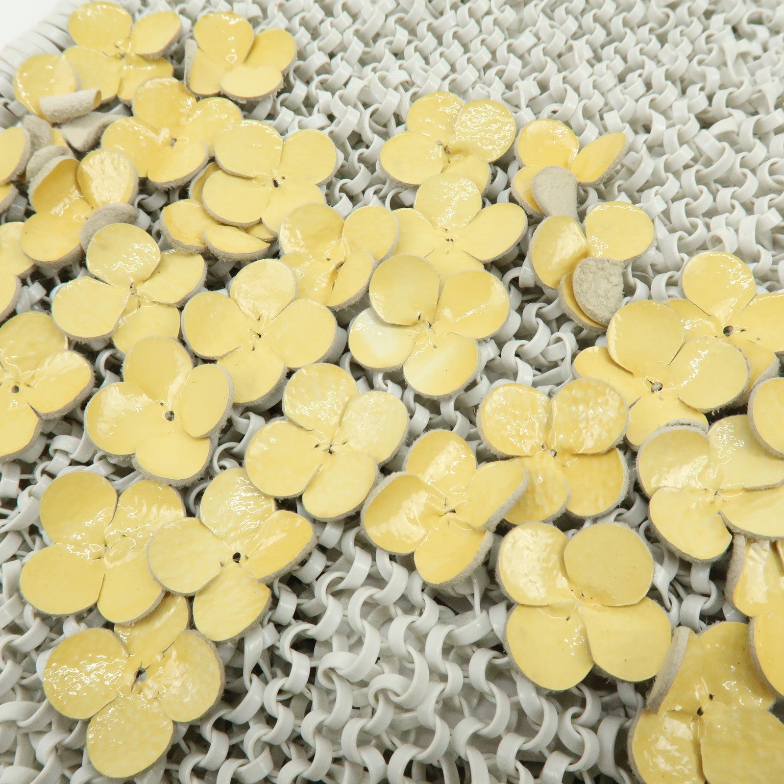 ANTEPRIMA Nylon Leather Set of 2 PVC Wire Bag Mini Tote Bag Ivory