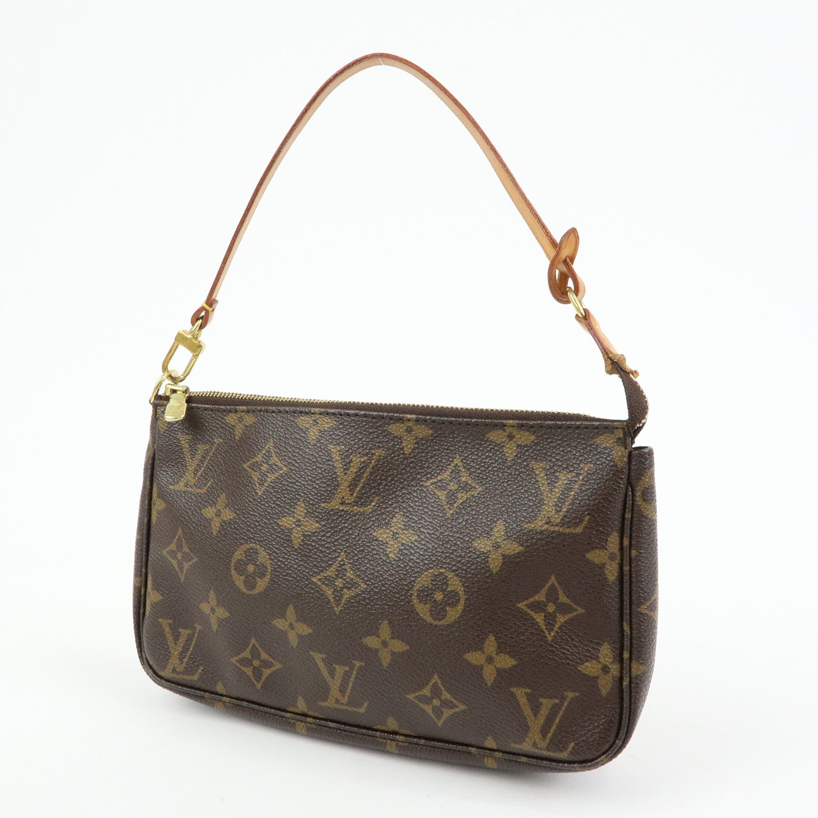 Louis Vuitton Monogram Pochette Accessoires Pouch Hand Bag M51980