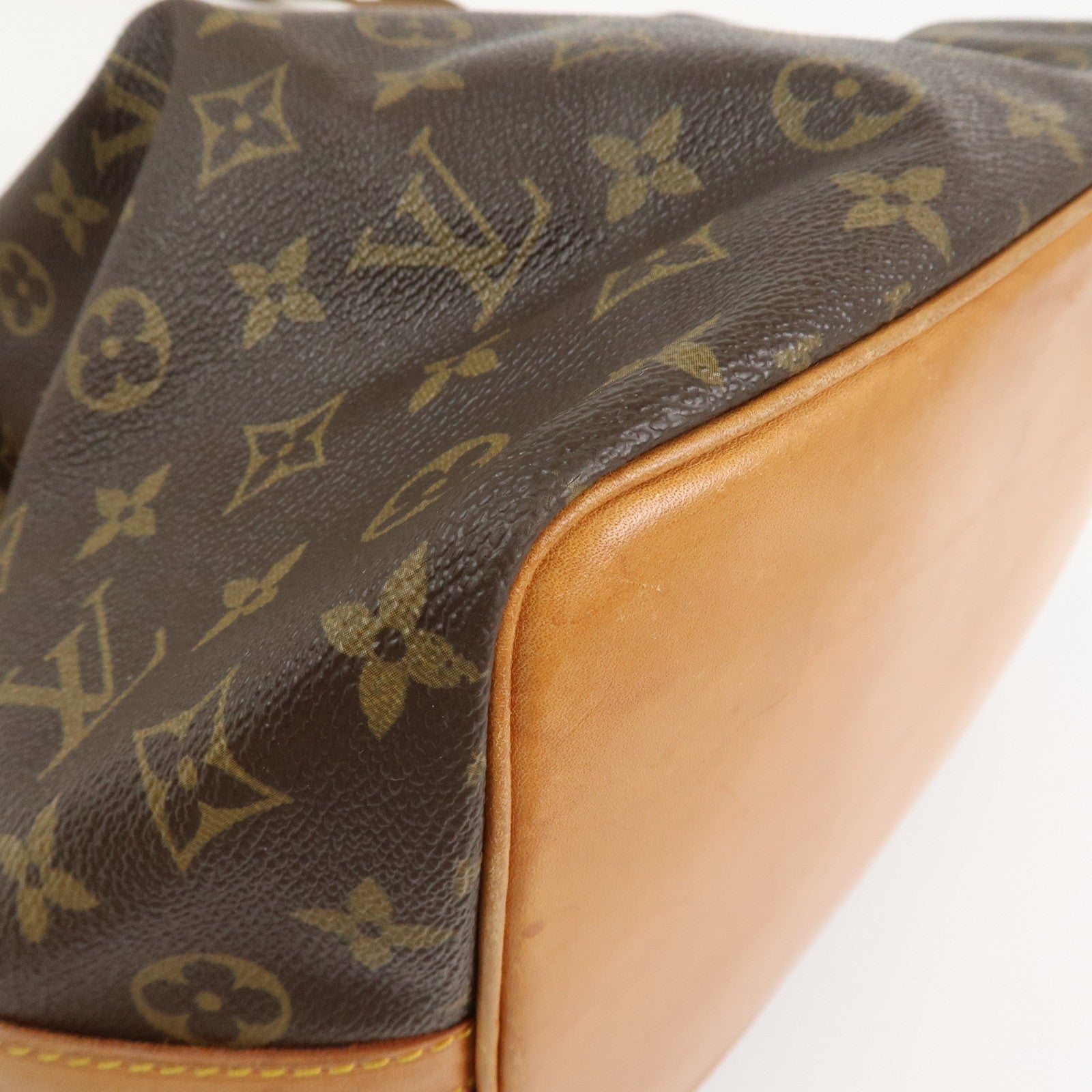 Louis Vuitton Monogram Petit Noe Shoulder Bag Brown M42226