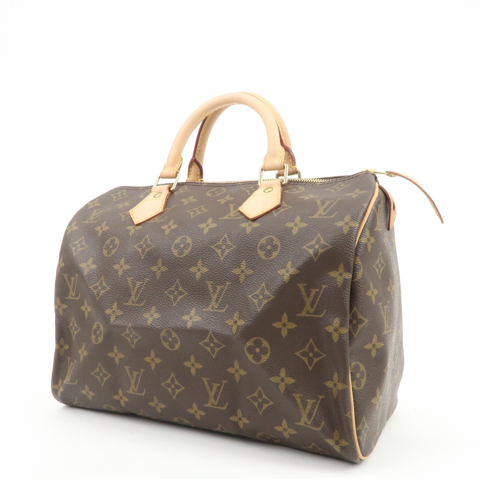 Louis Vuitton Monogram Speedy 30 Boston Bag Hand Bag Brown M41526