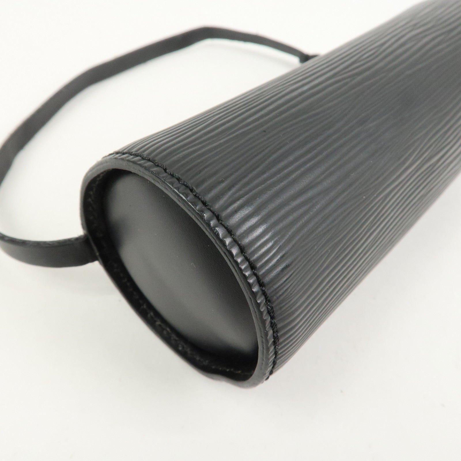 Louis Vuitton Epi Leather Mini Pouch For Soufflot Hand Bag Noir