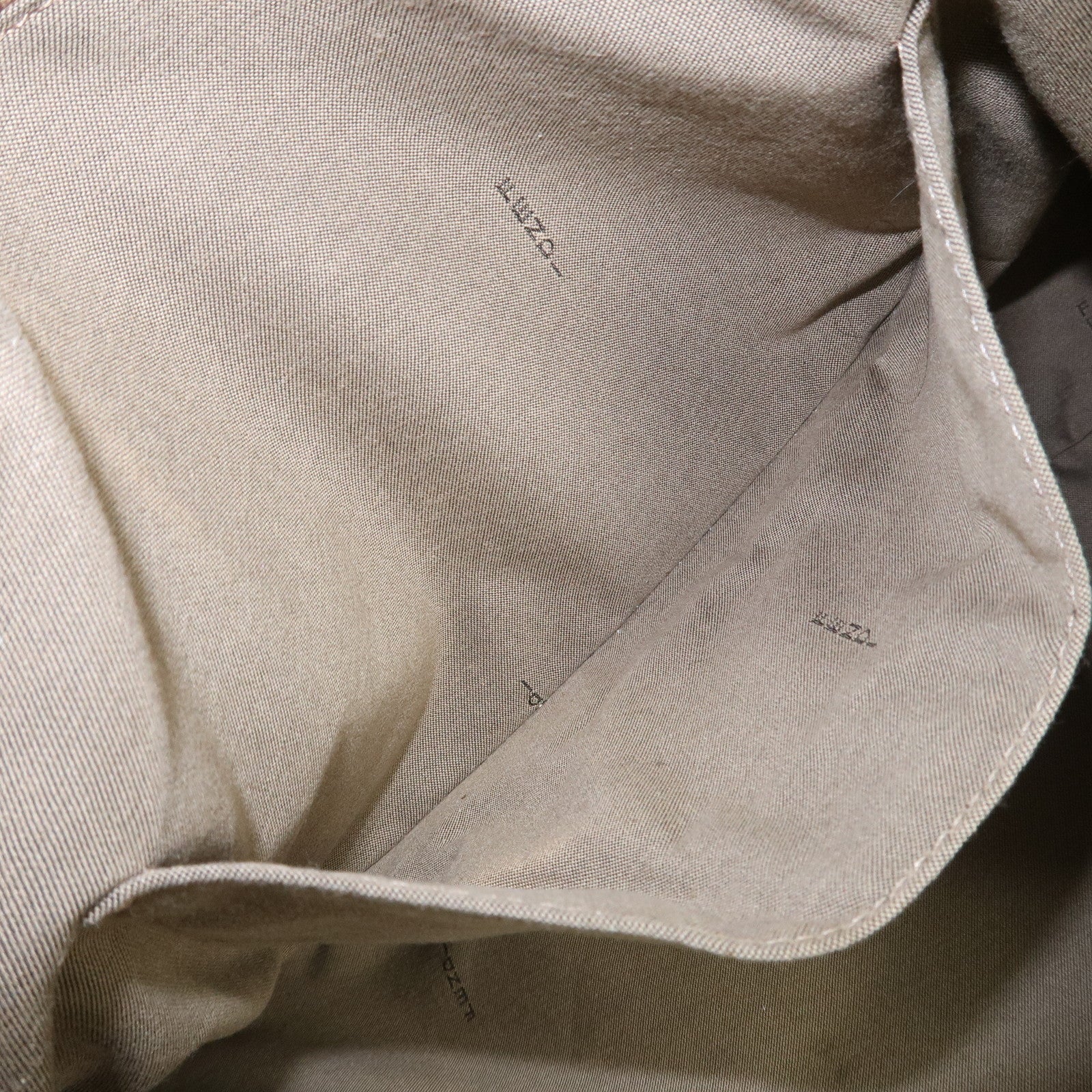 FENDI Zucchino PVC Tote Bag Shoulder Bag Hand Bag Brown 8BH238