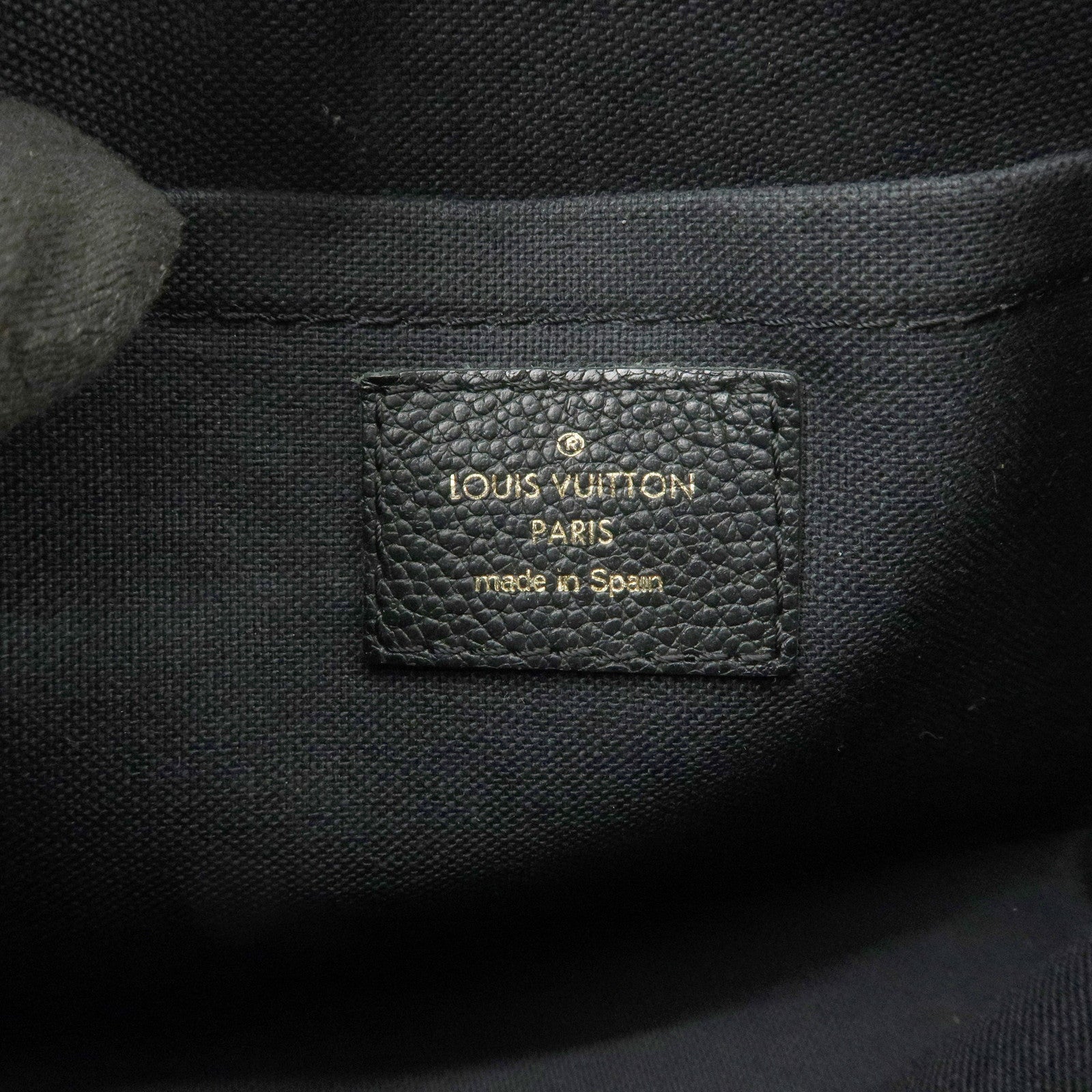 Louis Vuitton Monogram Pallas Clutch 2Way Shoulder Bag Noir M41639