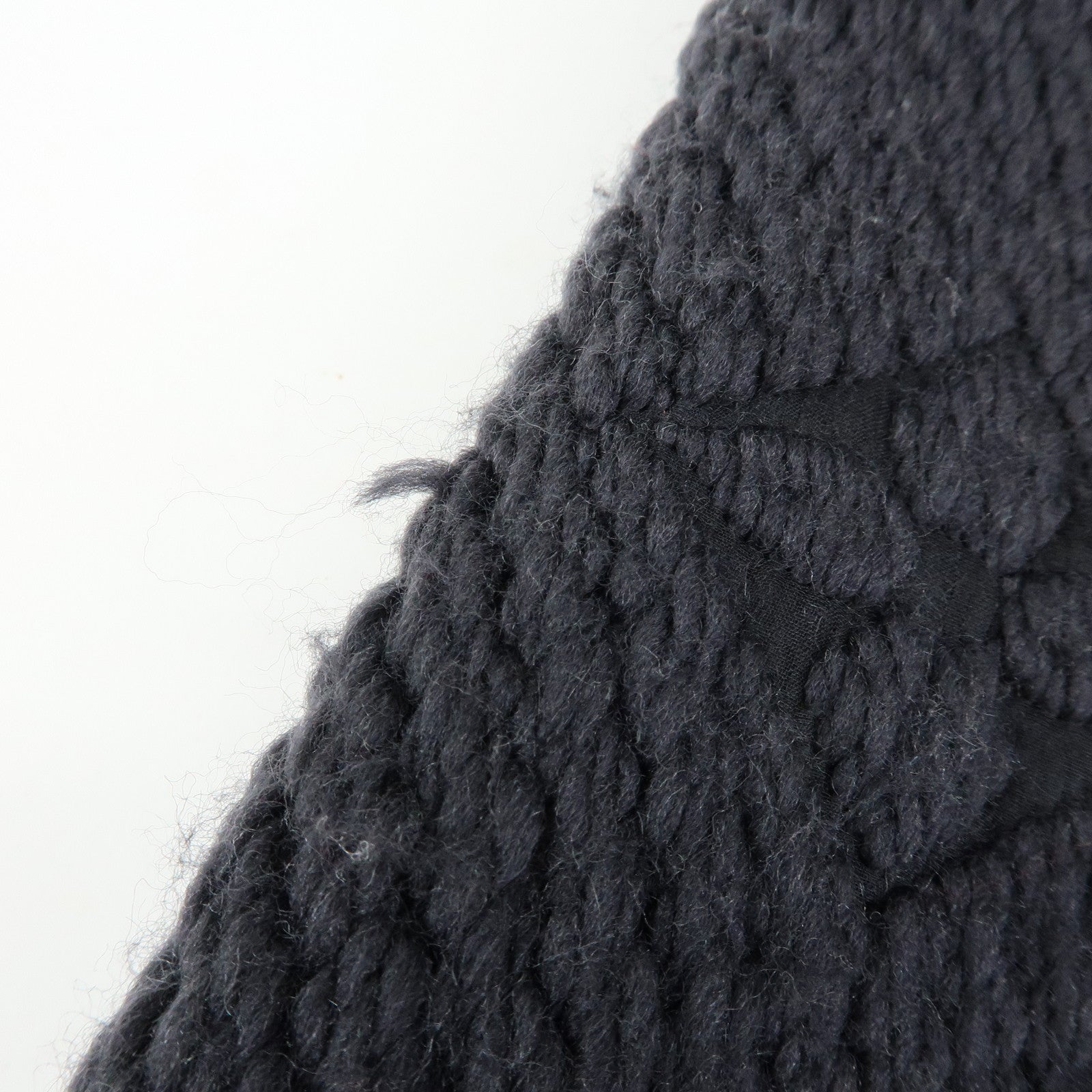 Louis Vuitton Echarpe Logomania Wool Silk Scarf Black M72431