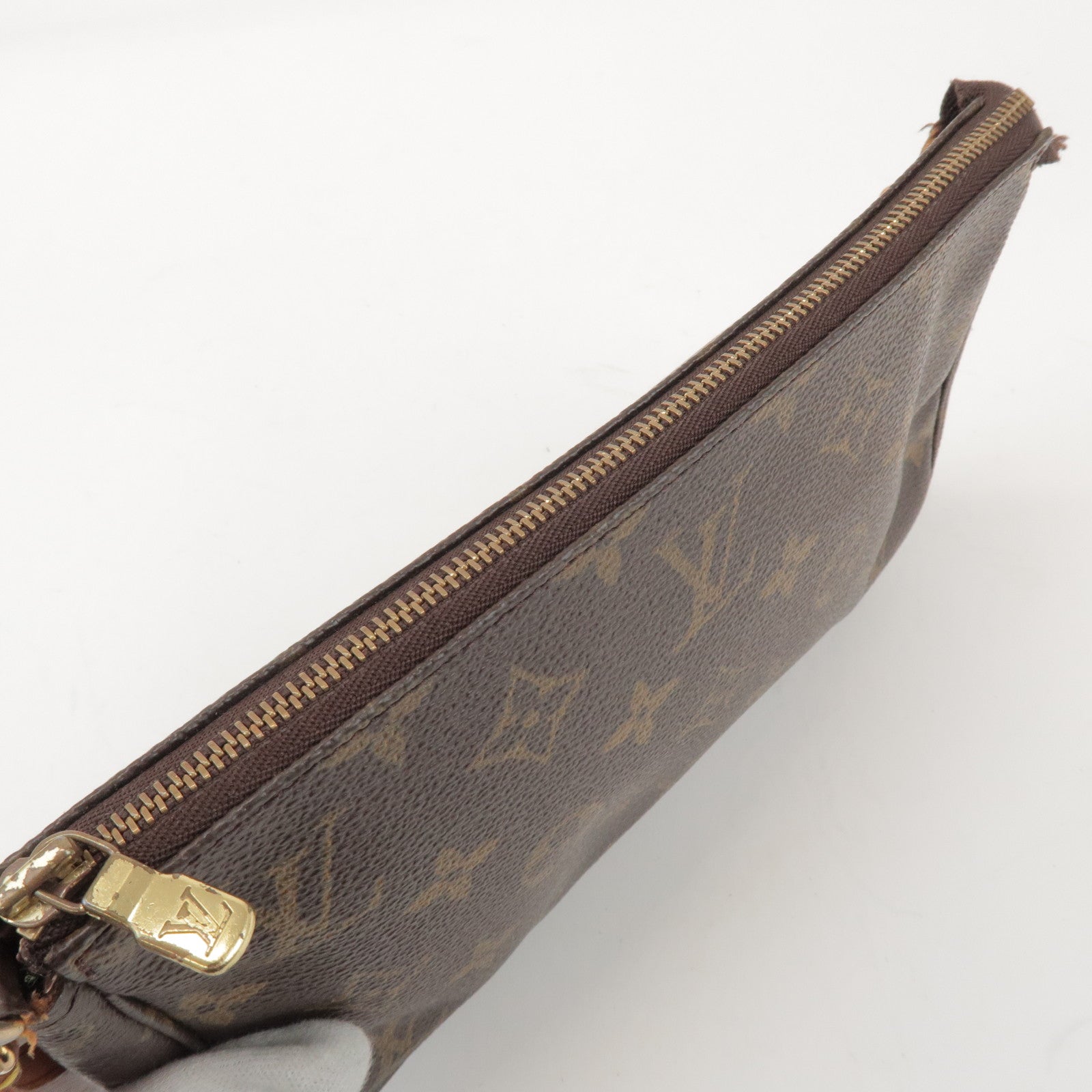 Louis Vuitton Monogram Pochette Accessoires Pouch Hand Bag M51980