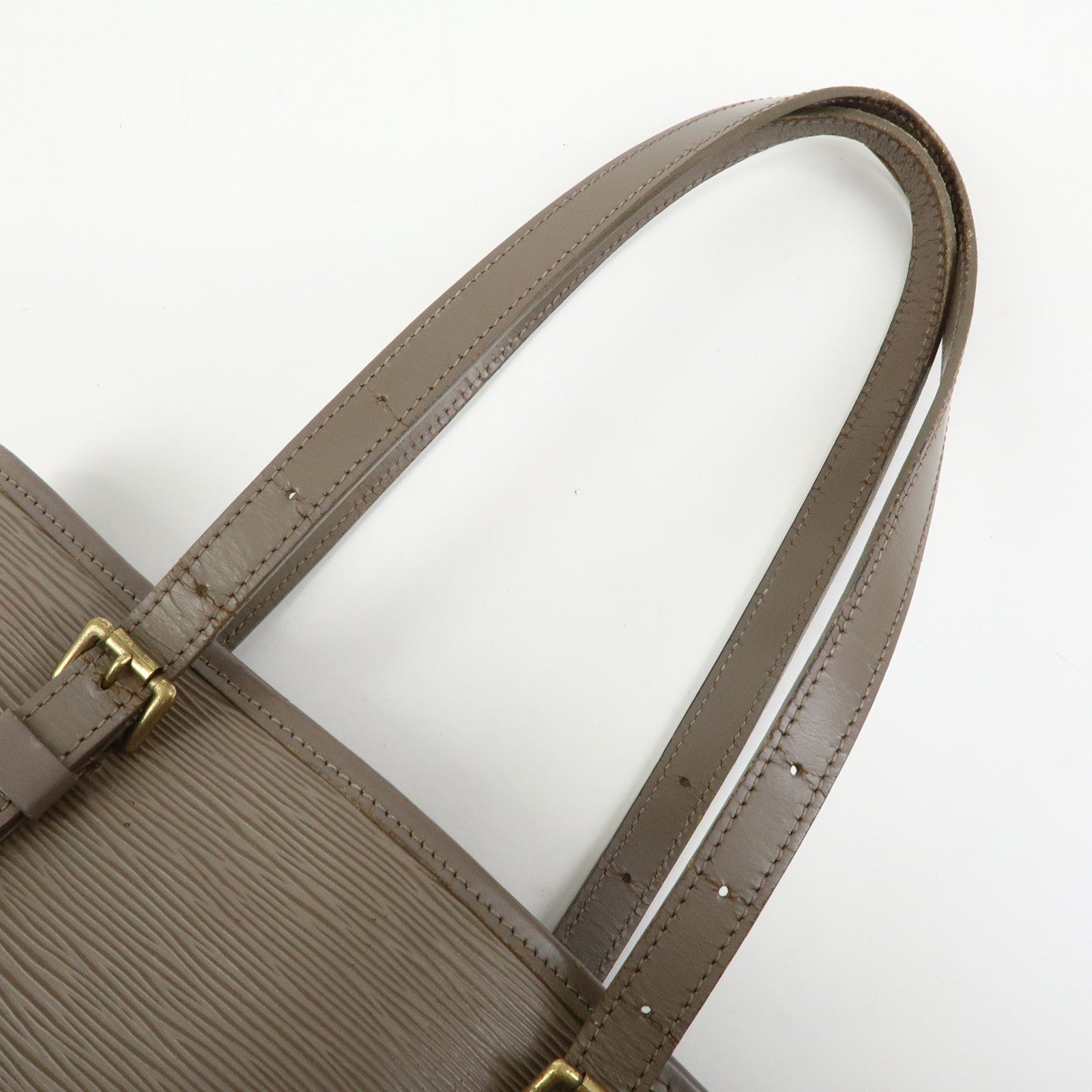 Louis Vuitton Epi Leather Bucket GM Tote Bag Shoulder Bag Gris