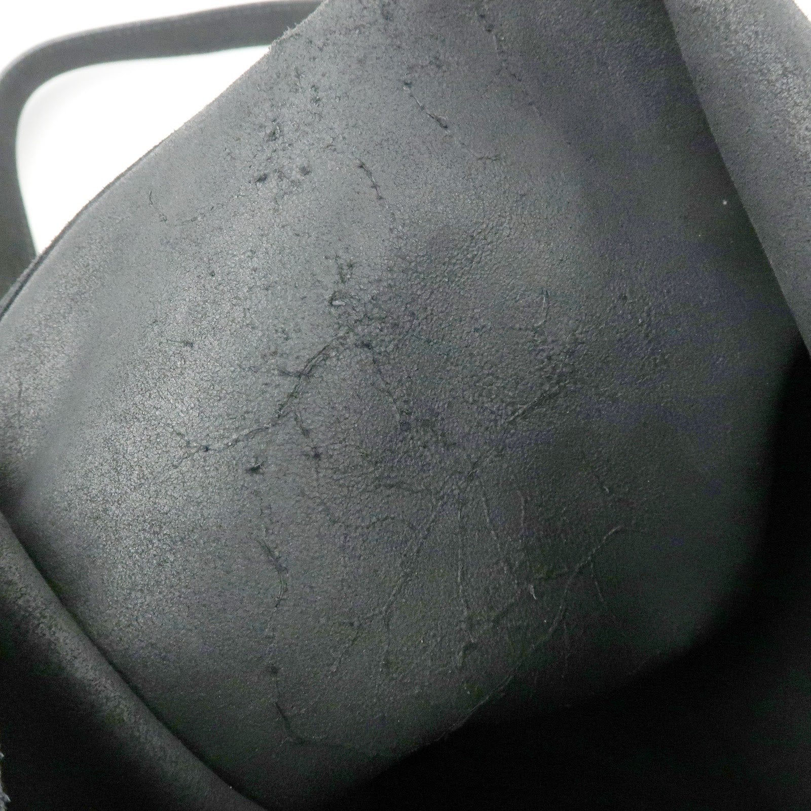 GUCCI Suede Shoulder Bag Crossbody Bag Black 001・2122・1931