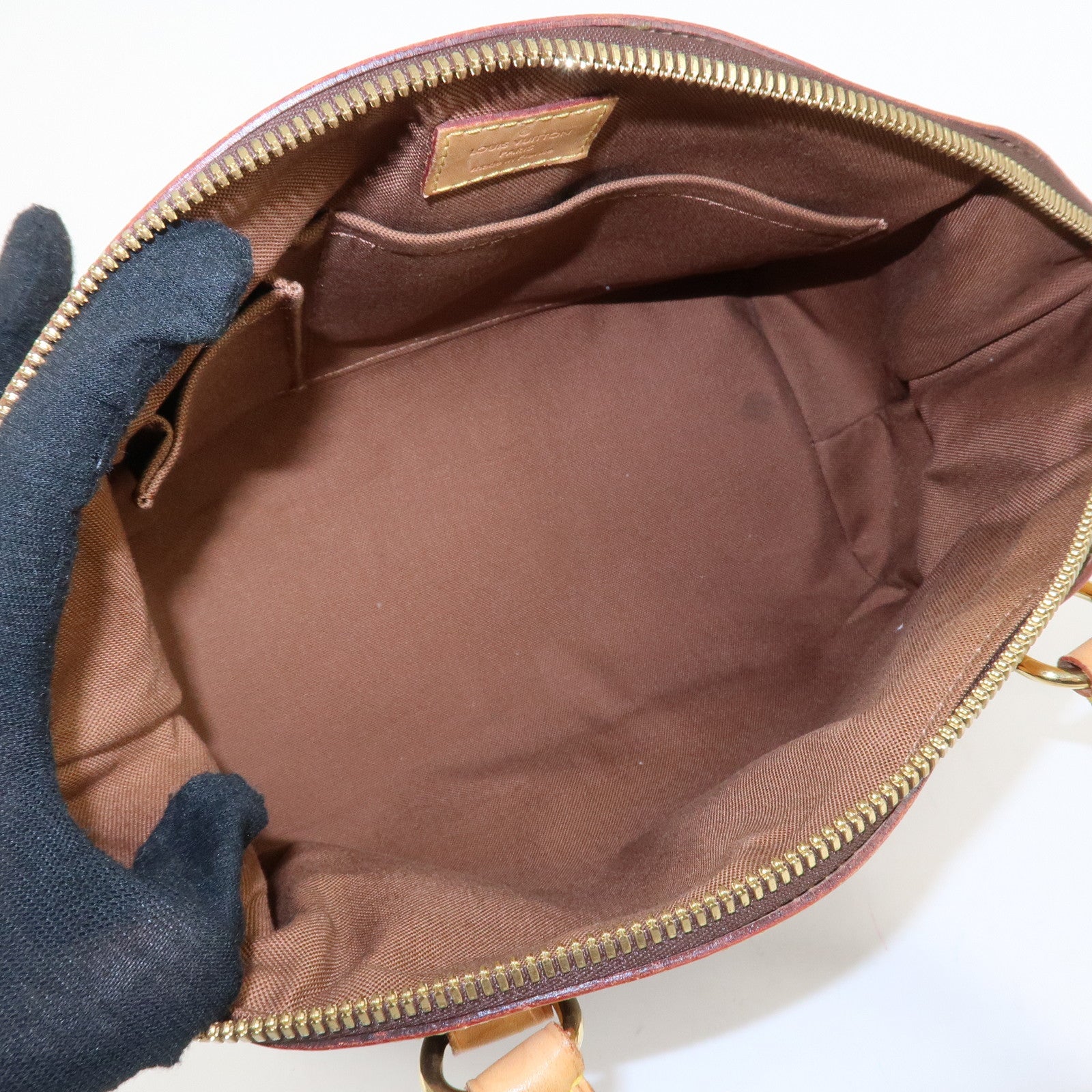 Louis Vuitton Monogram Canvas Tivoli PM Hand Bag Brown M40143 Used