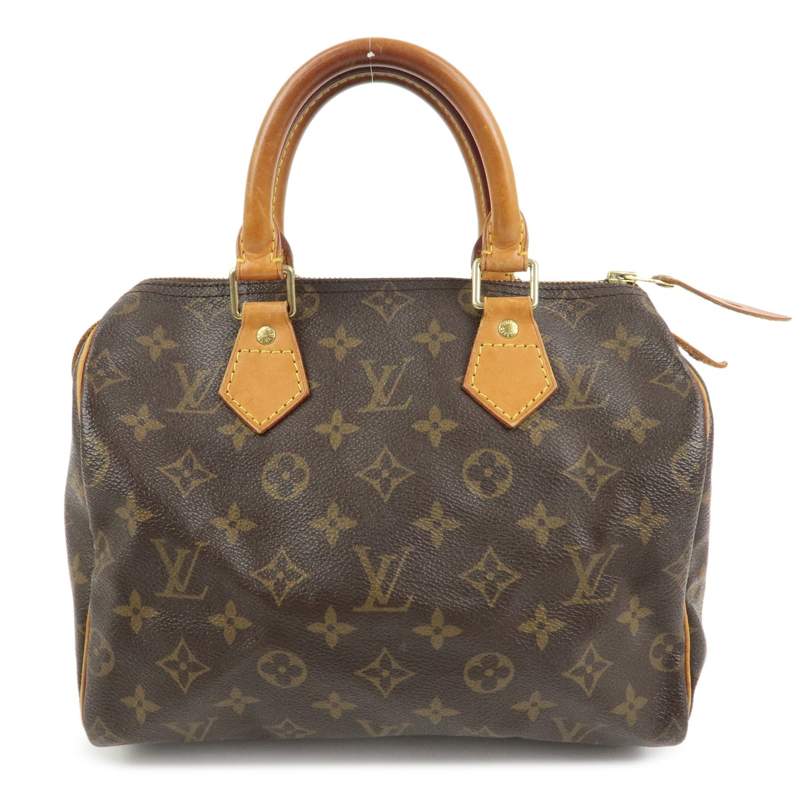 Louis Vuitton Monogram Speedy 25 Boston Bag Hand Bag Brown M41528