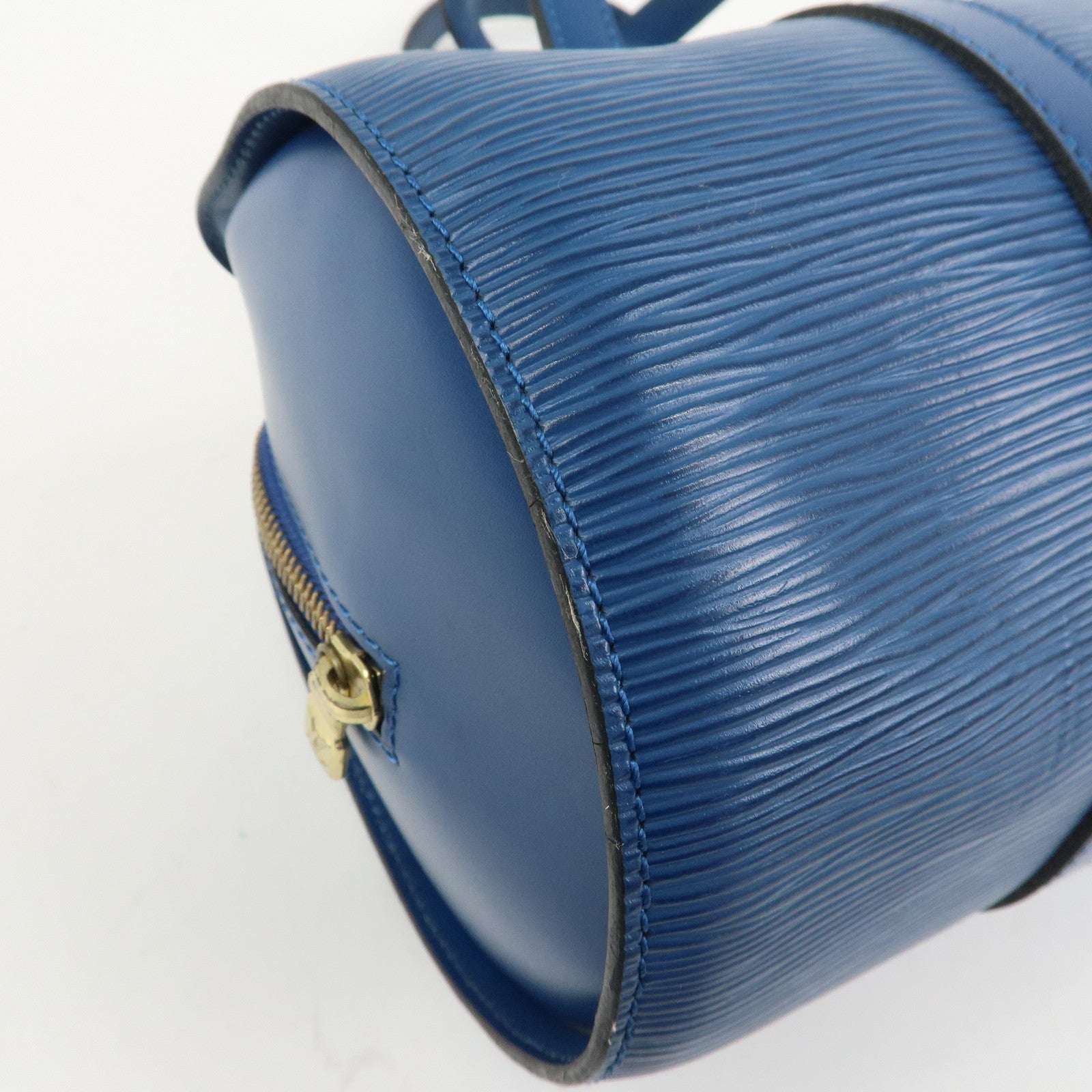 Louis Vuitton Epi Soufflot Shoulder Bag Hand Bag Toledo Blue M52225