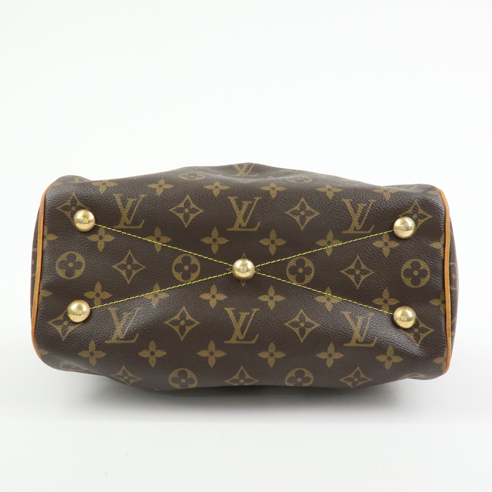 Louis Vuitton Monogram Tivoli PM Hand Bag Shoulder Bag Brown M40143