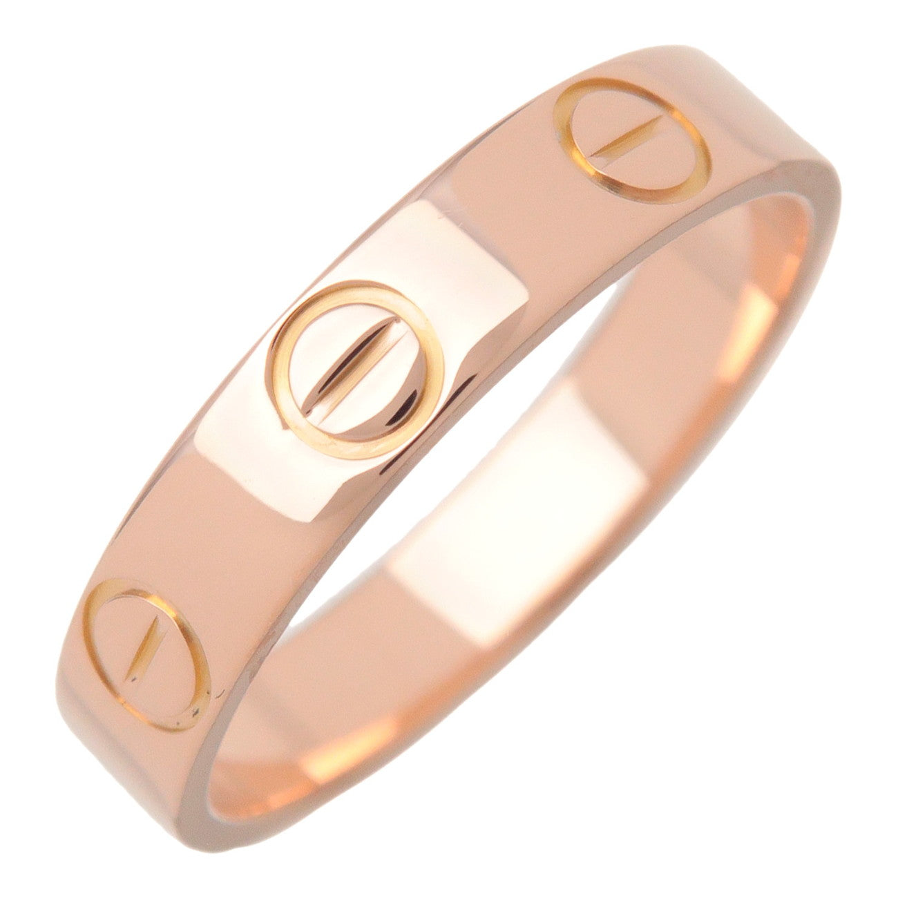 Cartier Mini Love Ring K18 750PG Rose Gold #47 US4.5 EU47 HK8.5