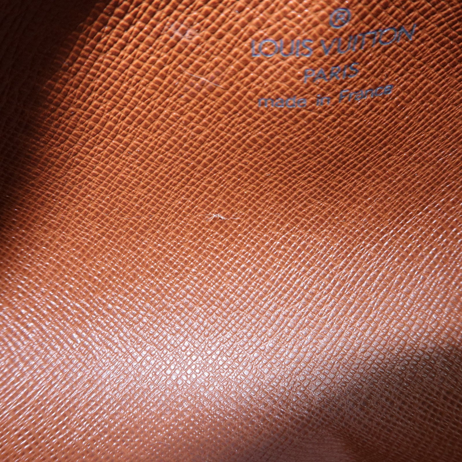 Louis Vuitton Monogram Mini Pouch for Papillon Bag Old Style Brown