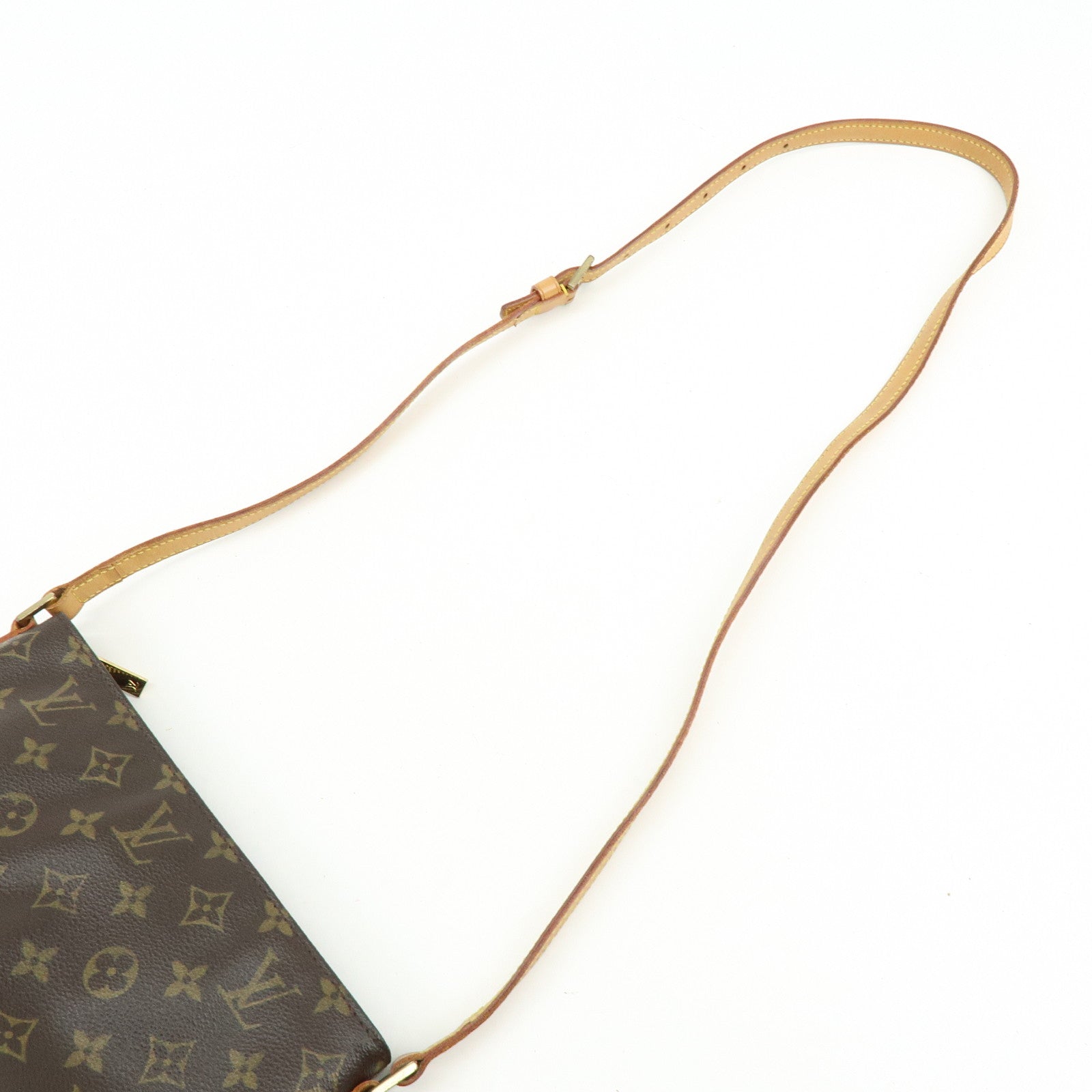 Louis Vuitton Monogram Trotteur Canvas Shoulder Bag Brown M51240