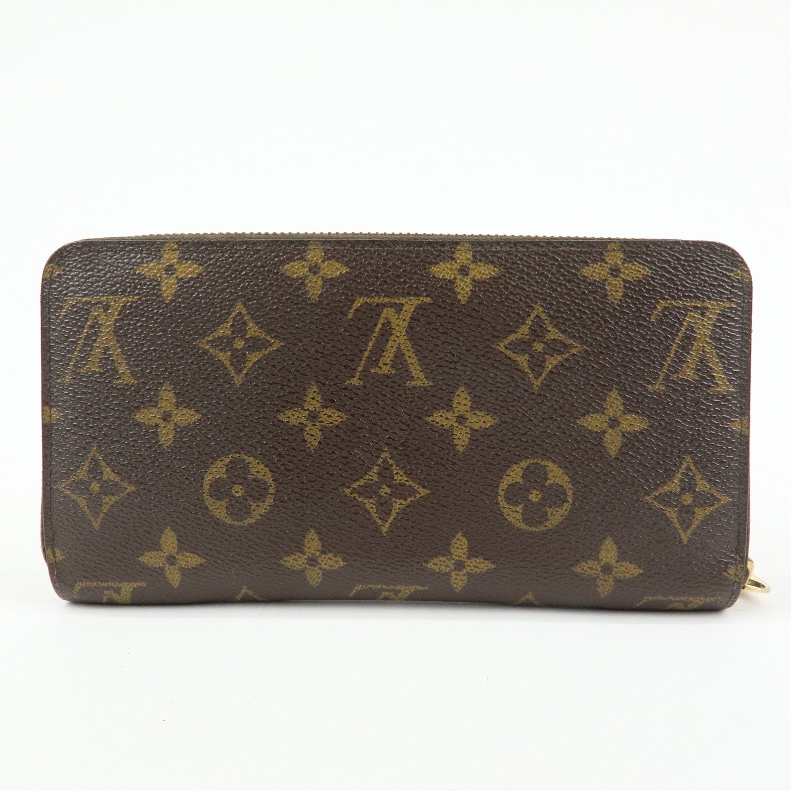 Louis Vuitton Monogram Canvas Zippy Wallet Long Wallet Brown M42616