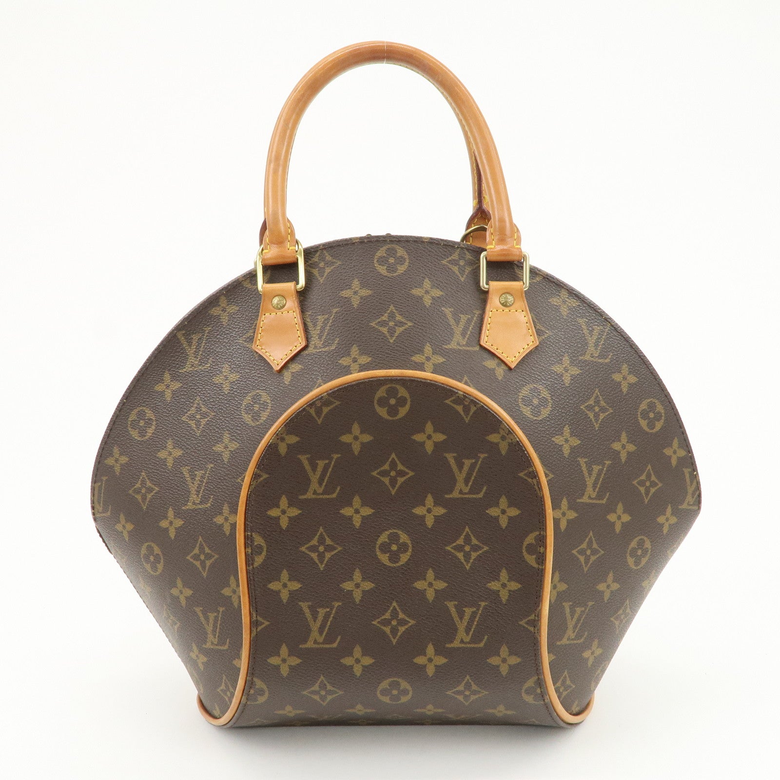 Louis Vuitton Monogram Ellipse MM Hand Bag Brown M51126