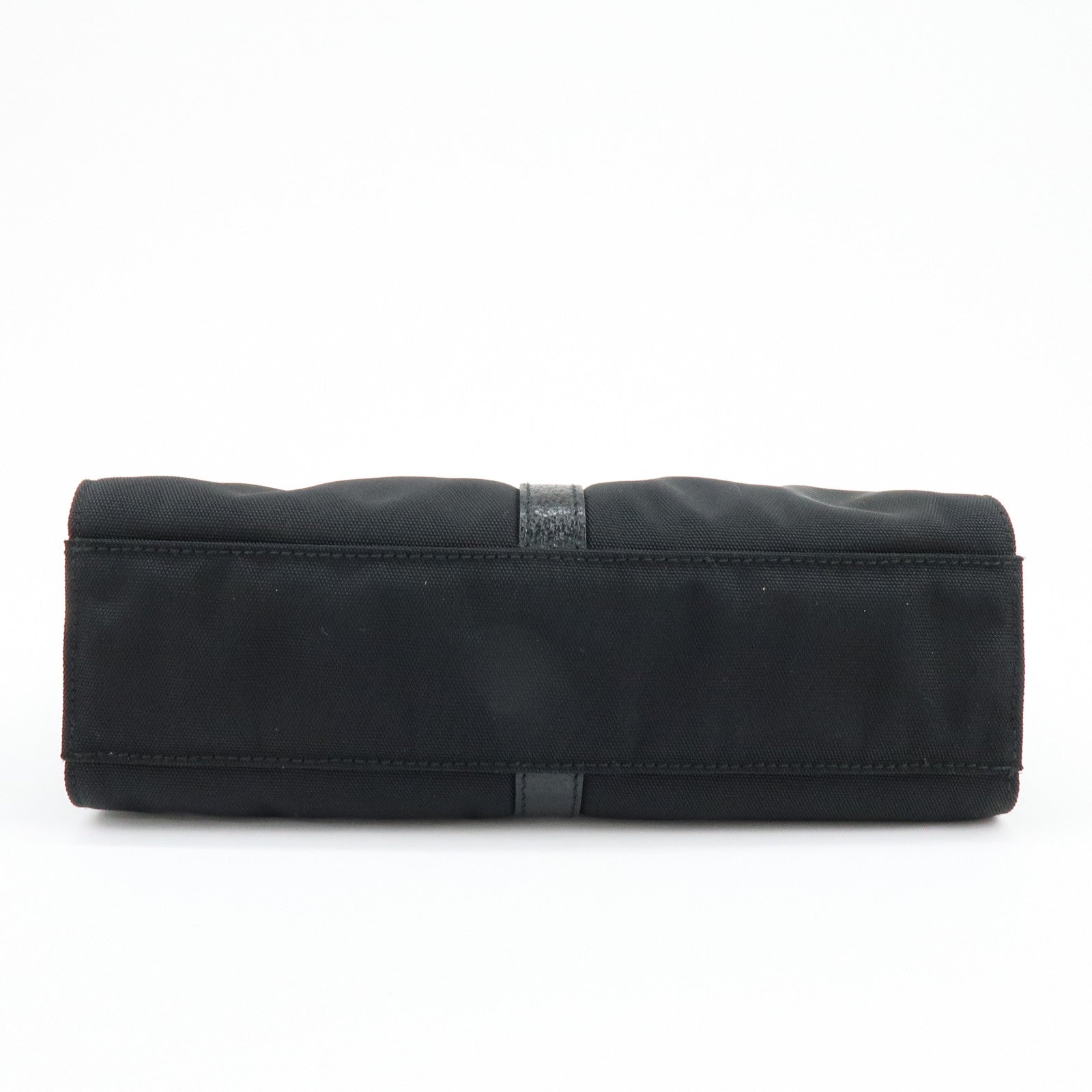 GUCCI Jackie Canvas Leather Shoulder Bag Hand  Bag Black 001・3734