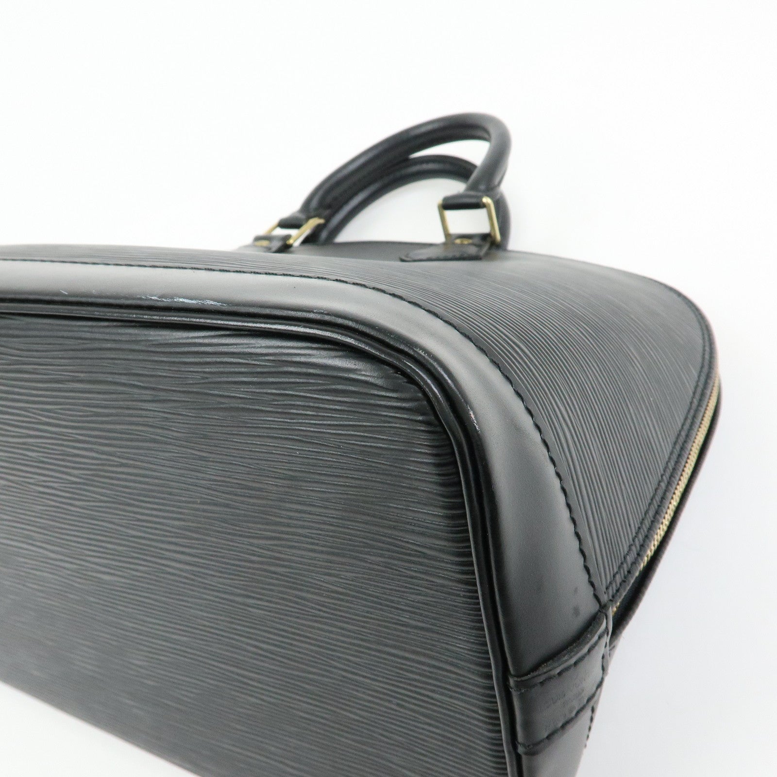 Louis Vuitton Epi Leather Alma Hand Bag Noir Black M52142