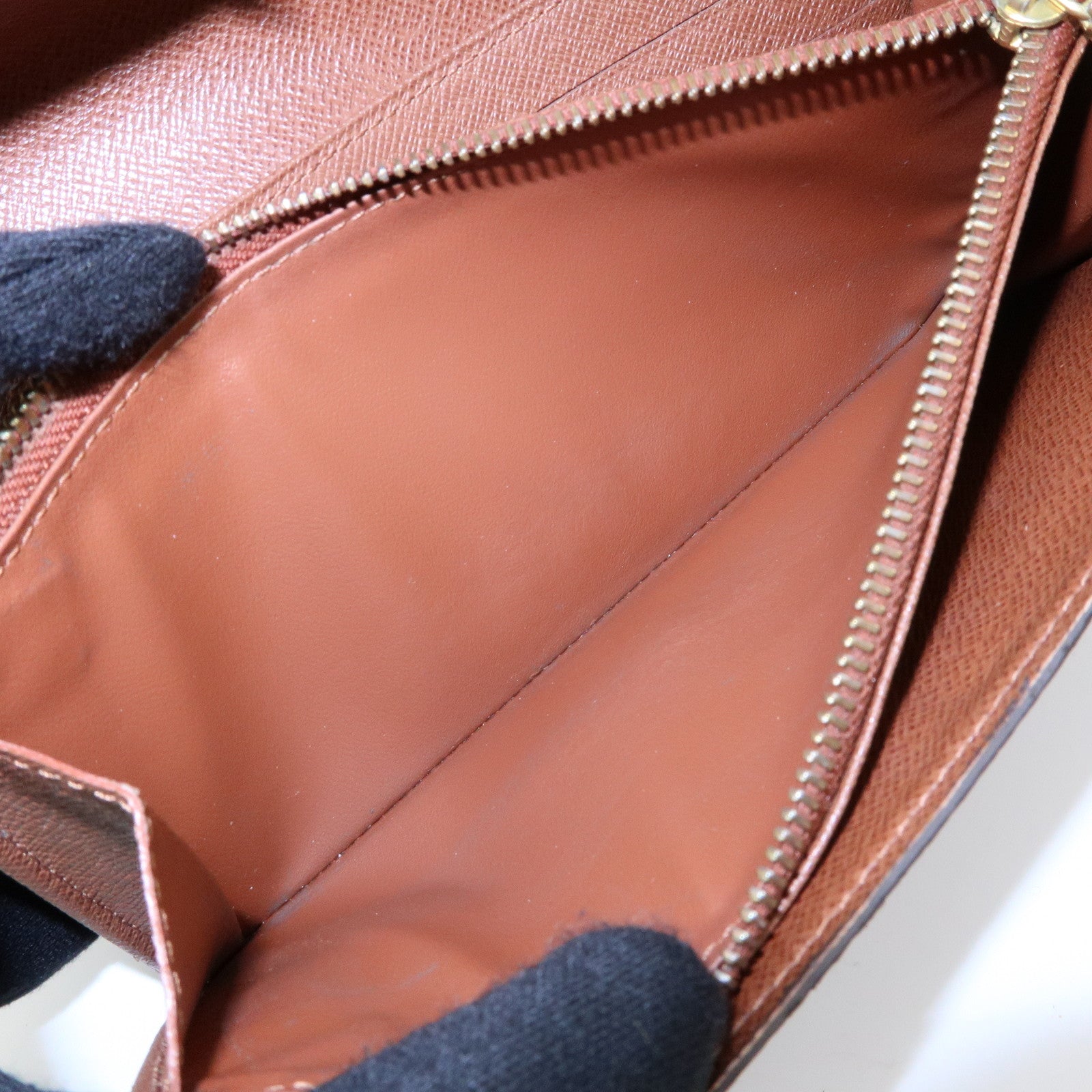 Louis Vuitton Monogram Portefeuille Sarah Long Wallet Brown M61734