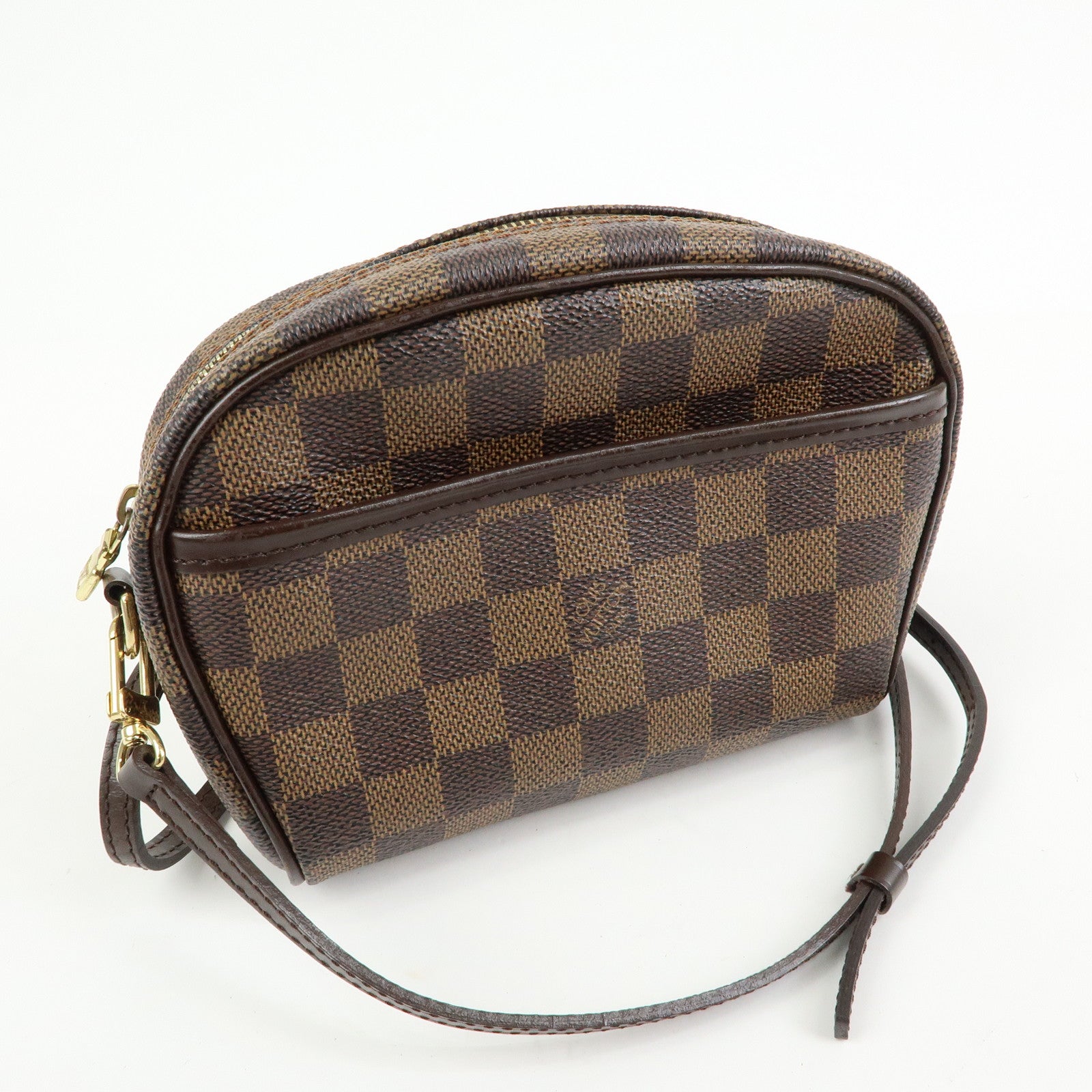 Louis Vuitton Damier Pochette Ipanema Shoulder Bag Ebene N51296
