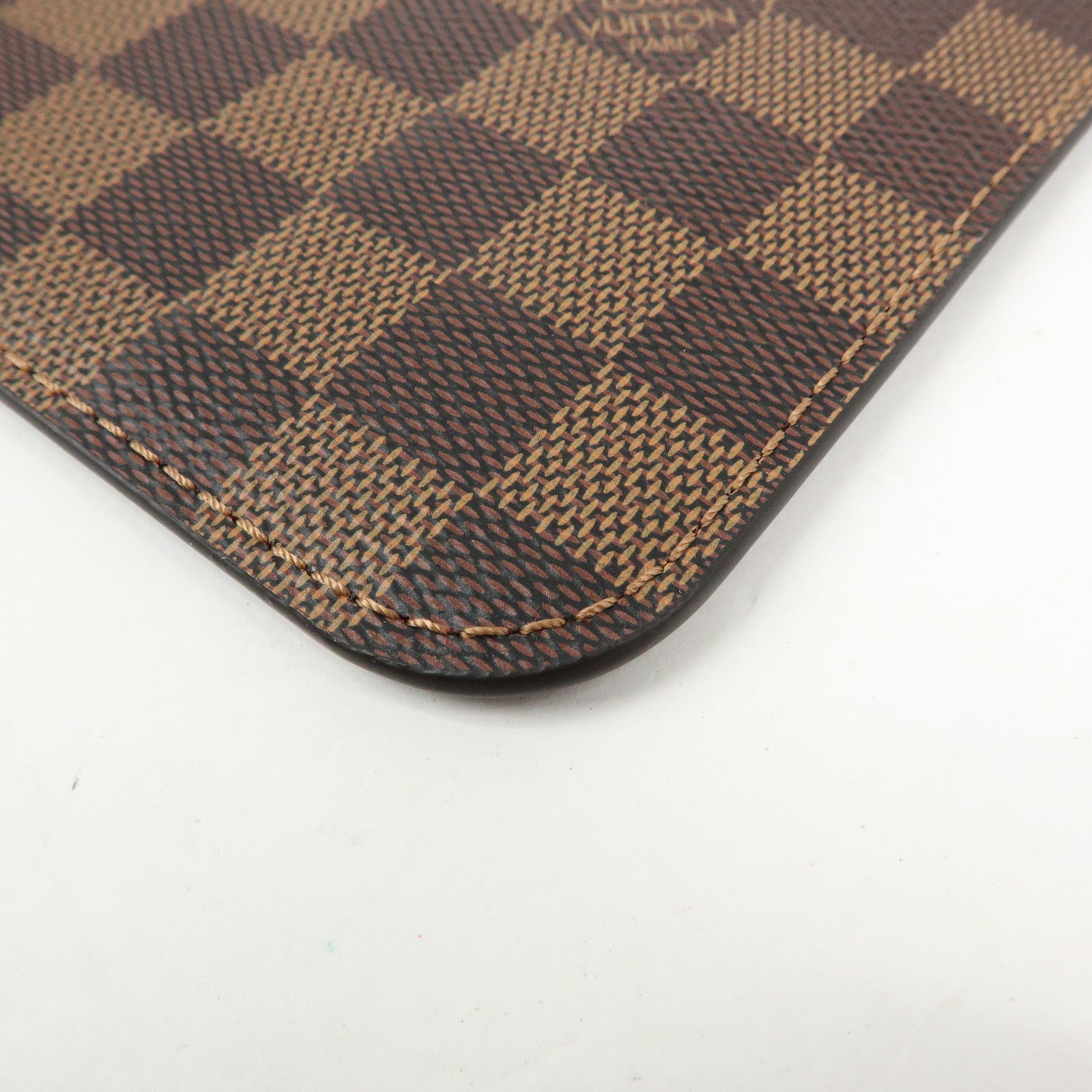 Louis Vuitton Damier Canvas Pouch for Neverfull MM Tote Bag N41358