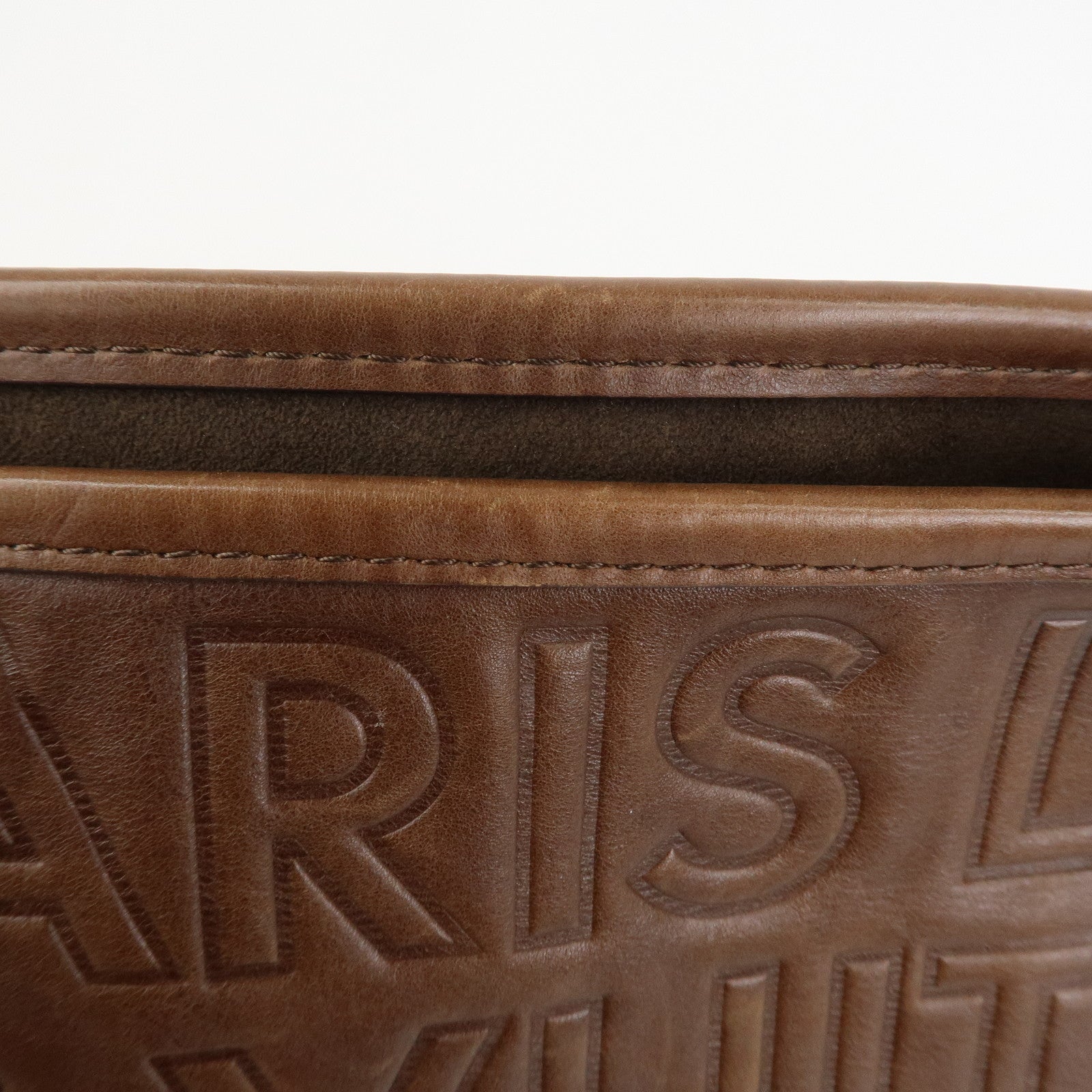 Louis Vuitton Paris Souple Wish Leather Shoulder Bag Brown M95830