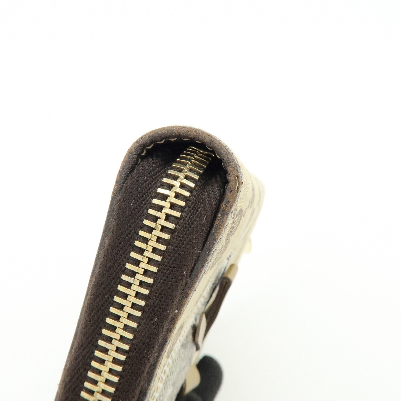 GUCCI Gucciori Leather GG Canvas Agenda Cover Beige Brown 233152