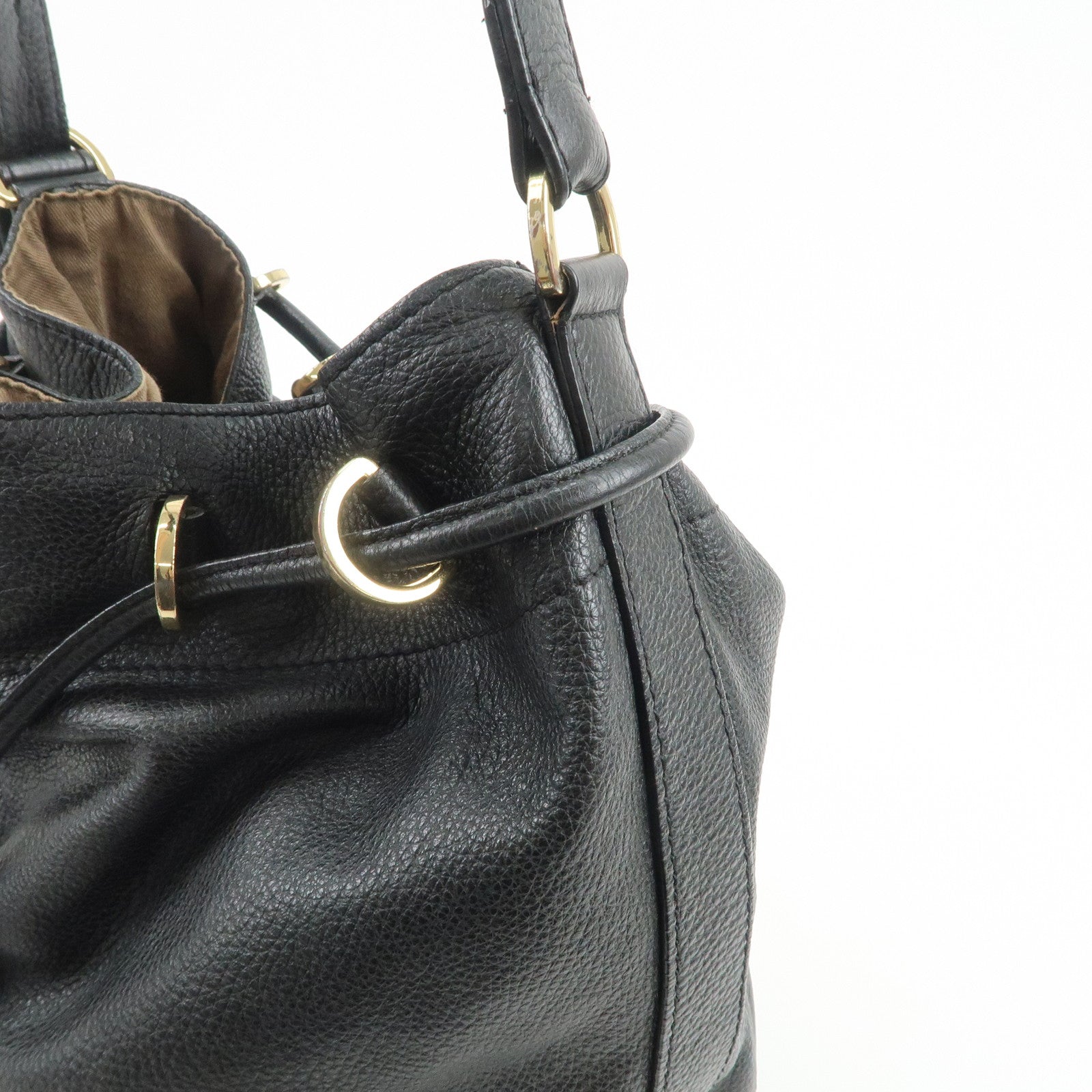 Chloe Vicki Leather Shoulder Bag Hand Bag Black