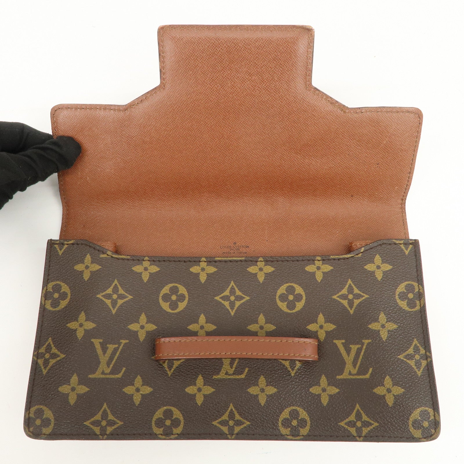Louis Vuitton Monogram Chailot Clutch Bag Brown M51788