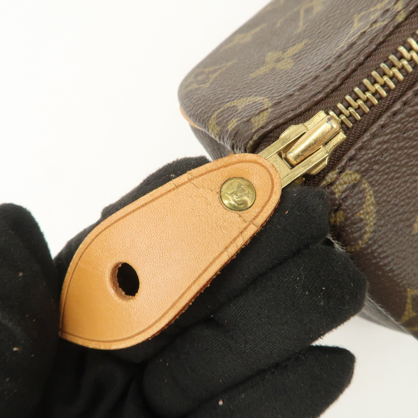 Louis Vuitton Monogram Speedy 25 Boston Bag Hand Bag Brown M41528